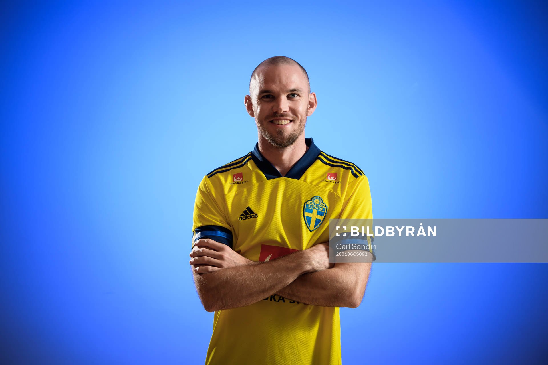 Sweden’s Marcus Danielson poses for a portrait