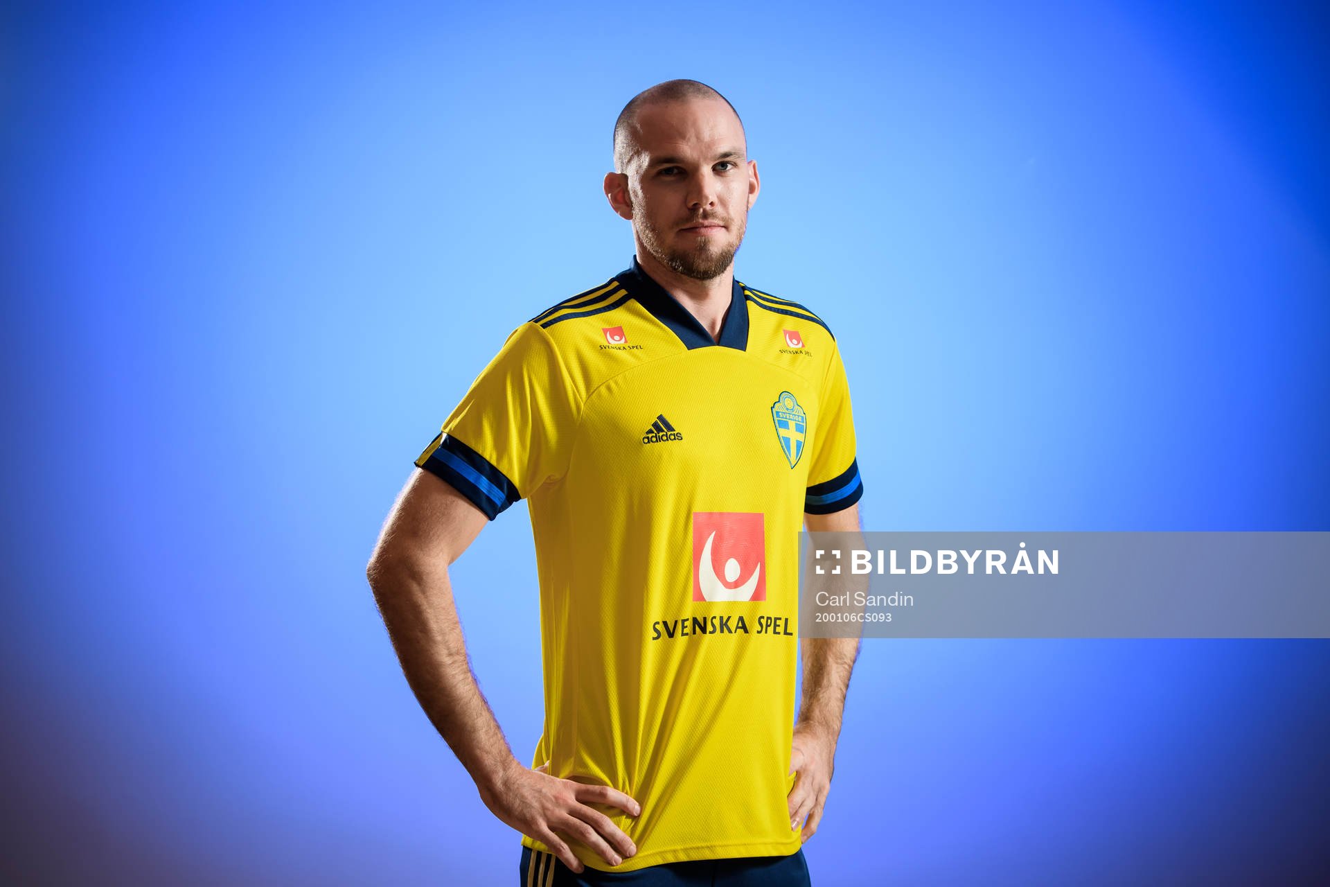 Sweden’s Marcus Danielson poses for a portrait