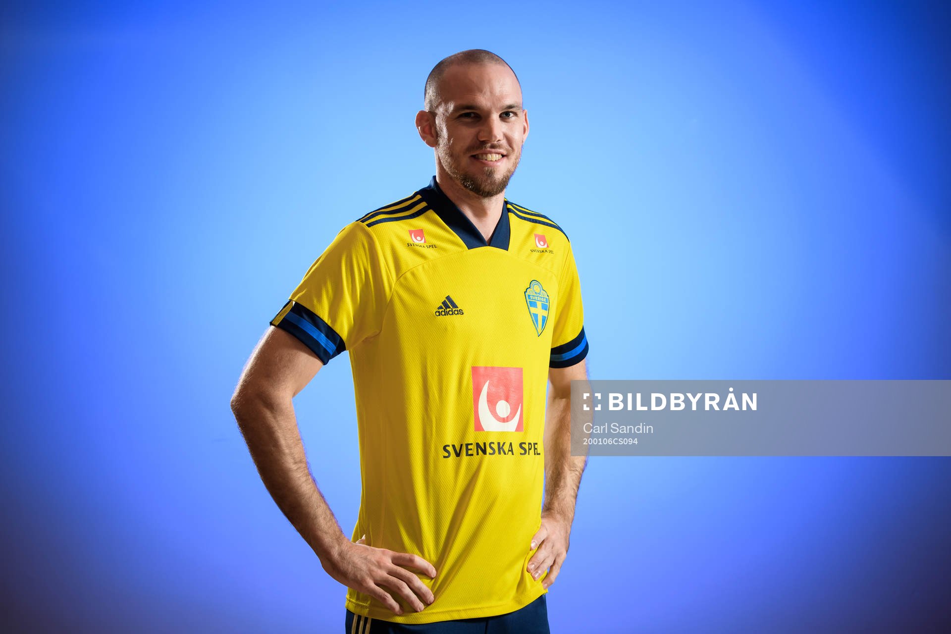 Sweden’s Marcus Danielson poses for a portrait