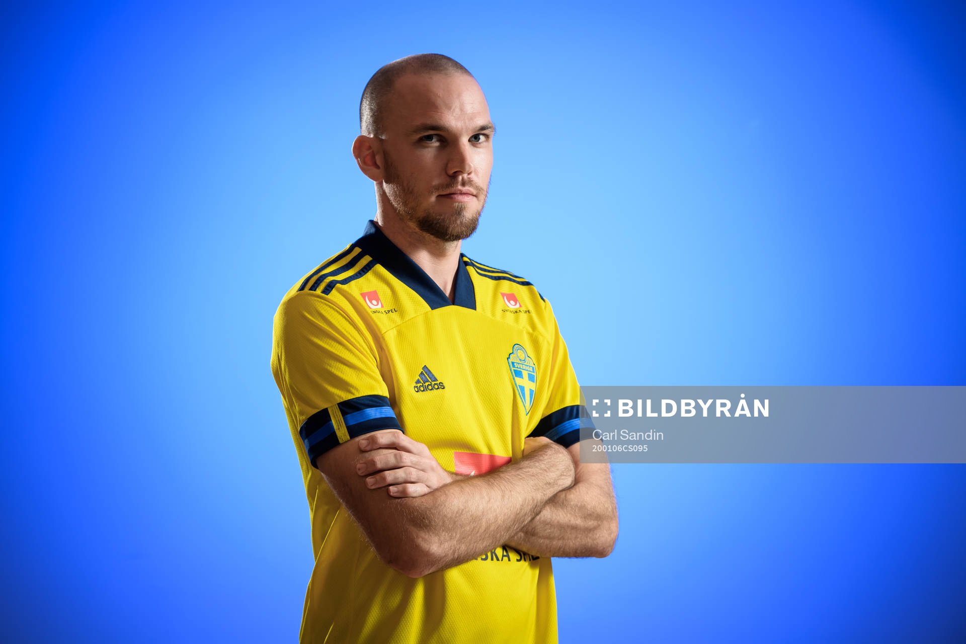 Sweden’s Marcus Danielson poses for a portrait