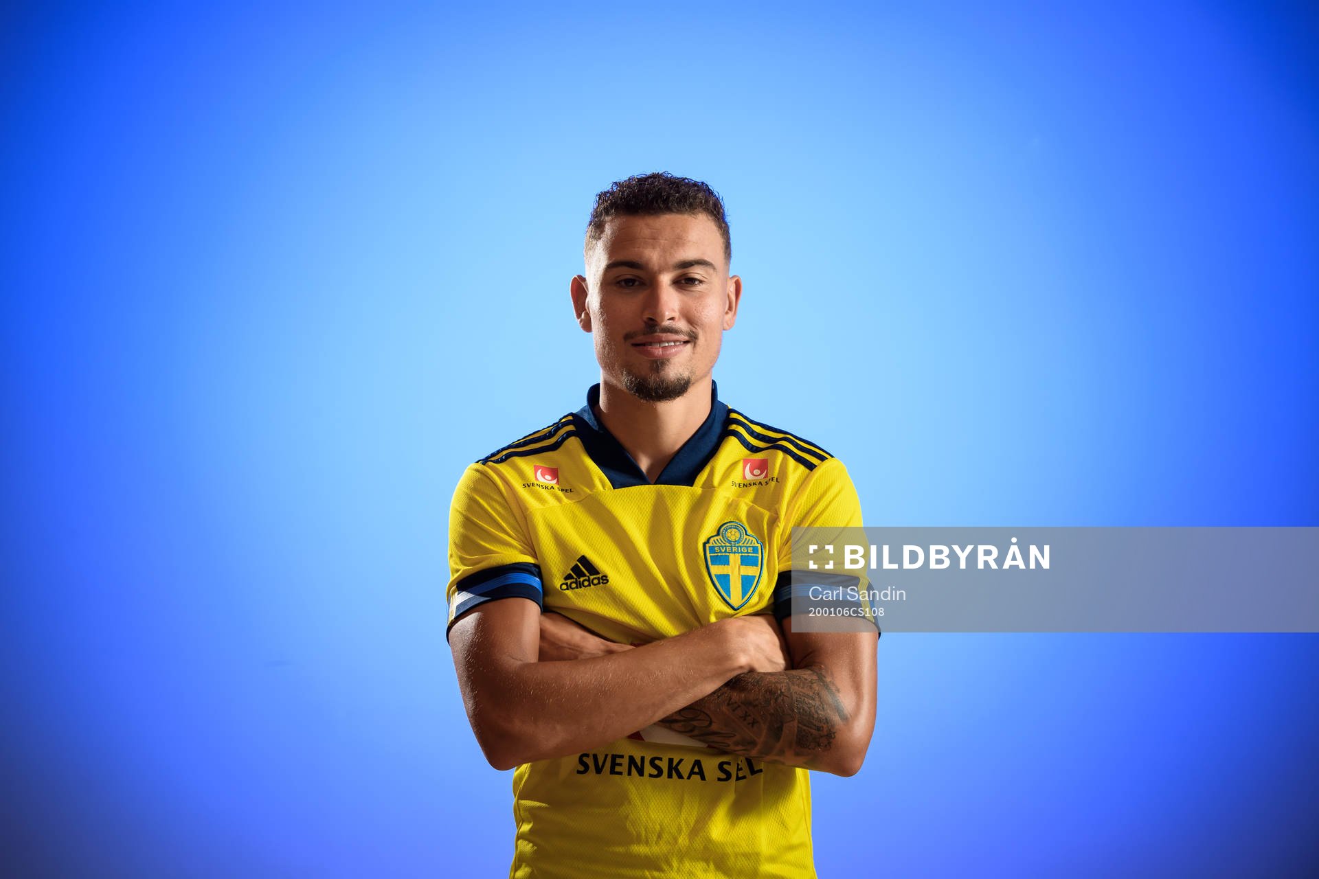 Sweden’s Jordan Larsson poses for a portrait
