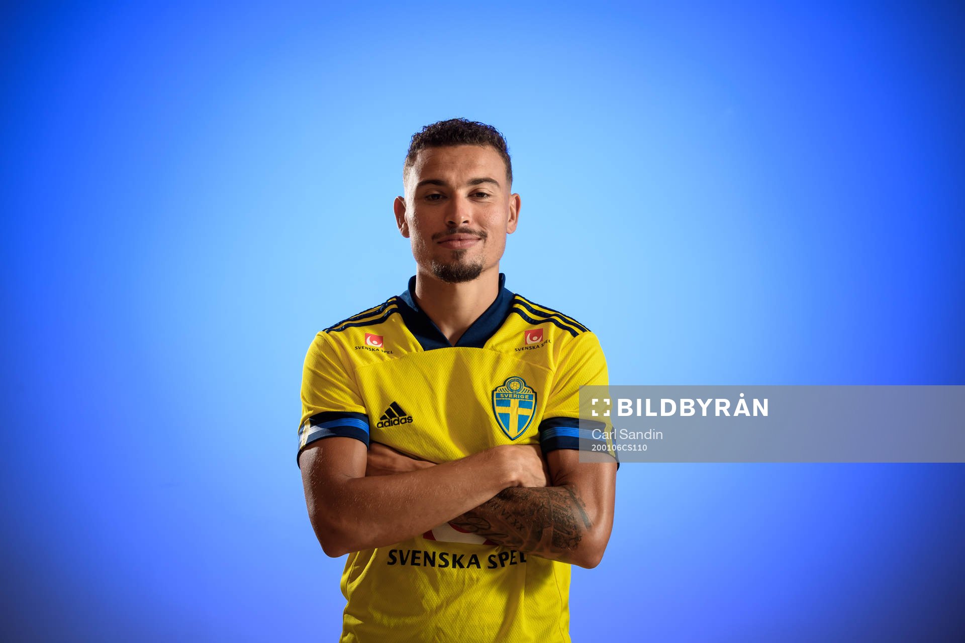 Sweden’s Jordan Larsson poses for a portrait