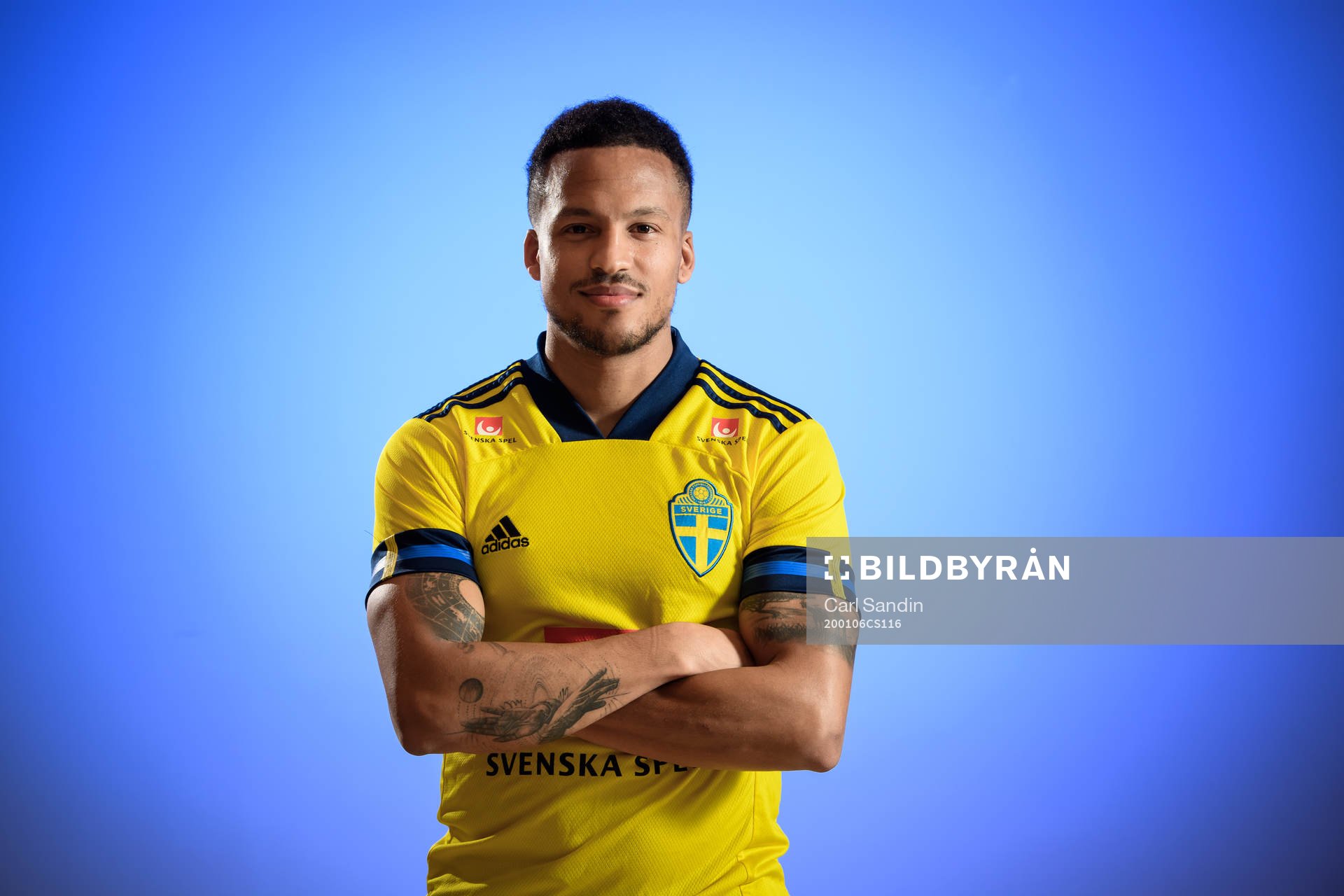 Sweden’s Martin Olsson poses for a portrait