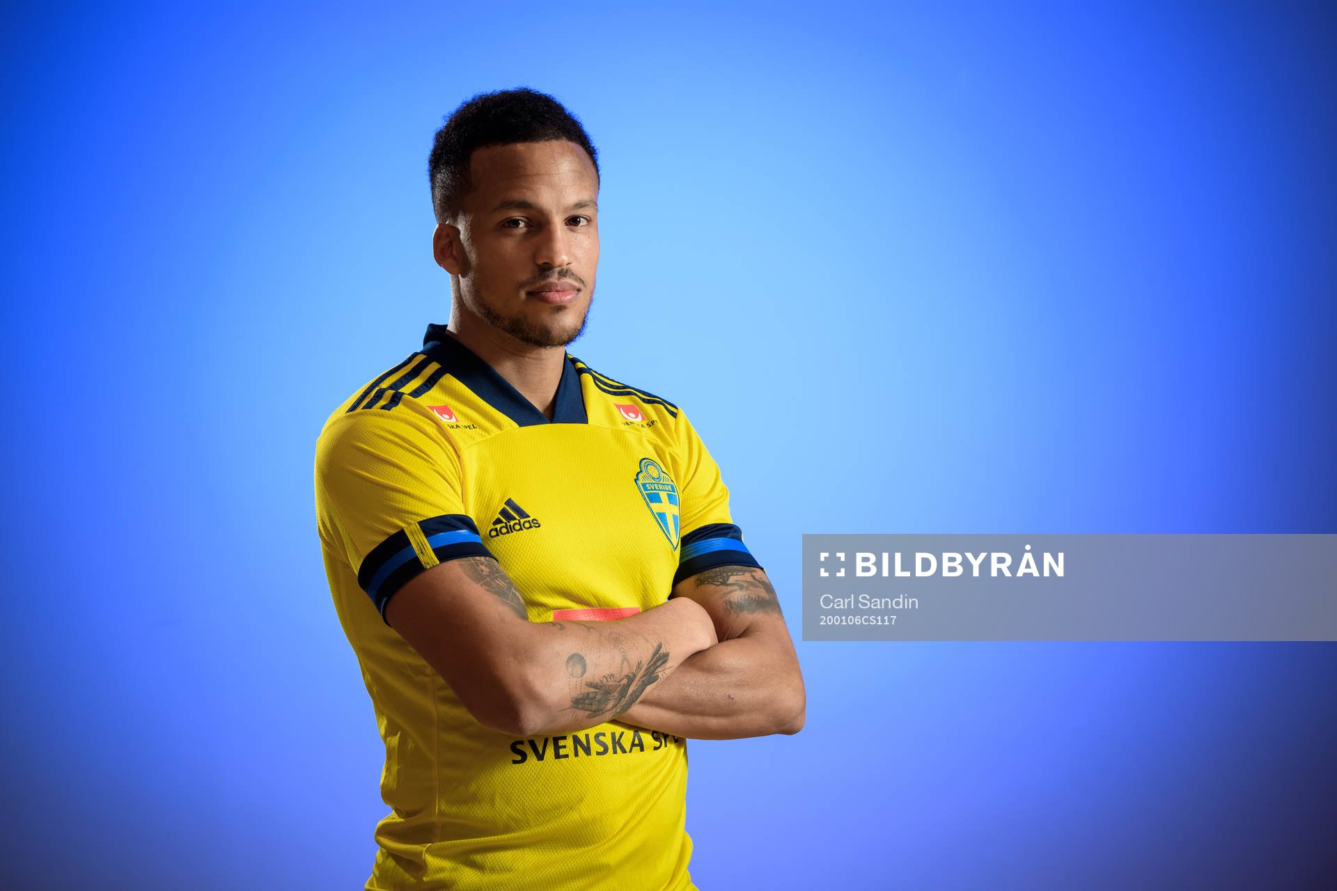 Sweden’s Martin Olsson poses for a portrait