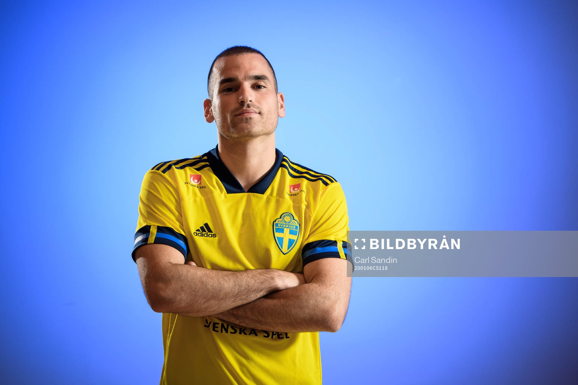 Sweden’s Dino Islamovic poses for a portrait