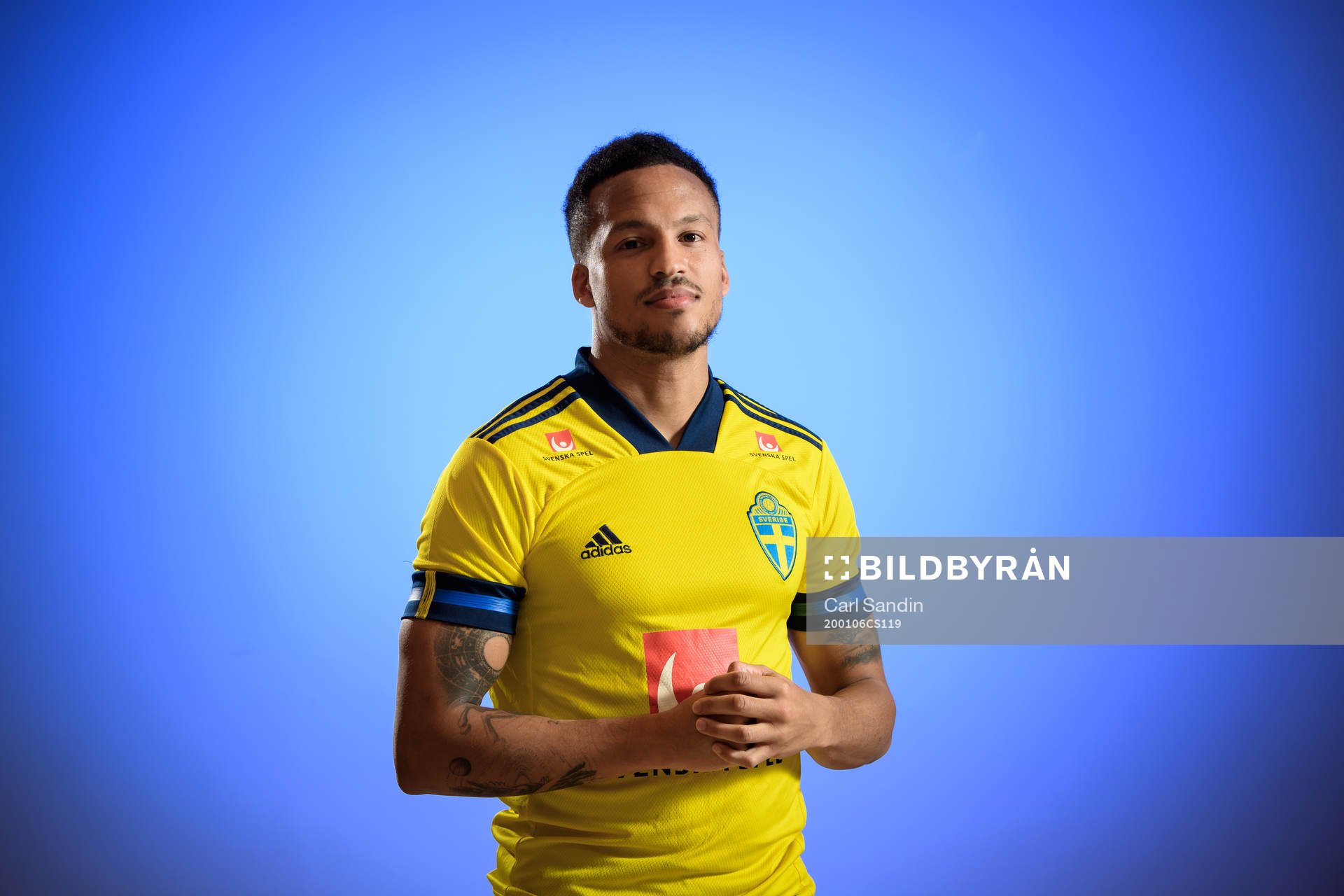 Sweden’s Martin Olsson poses for a portrait
