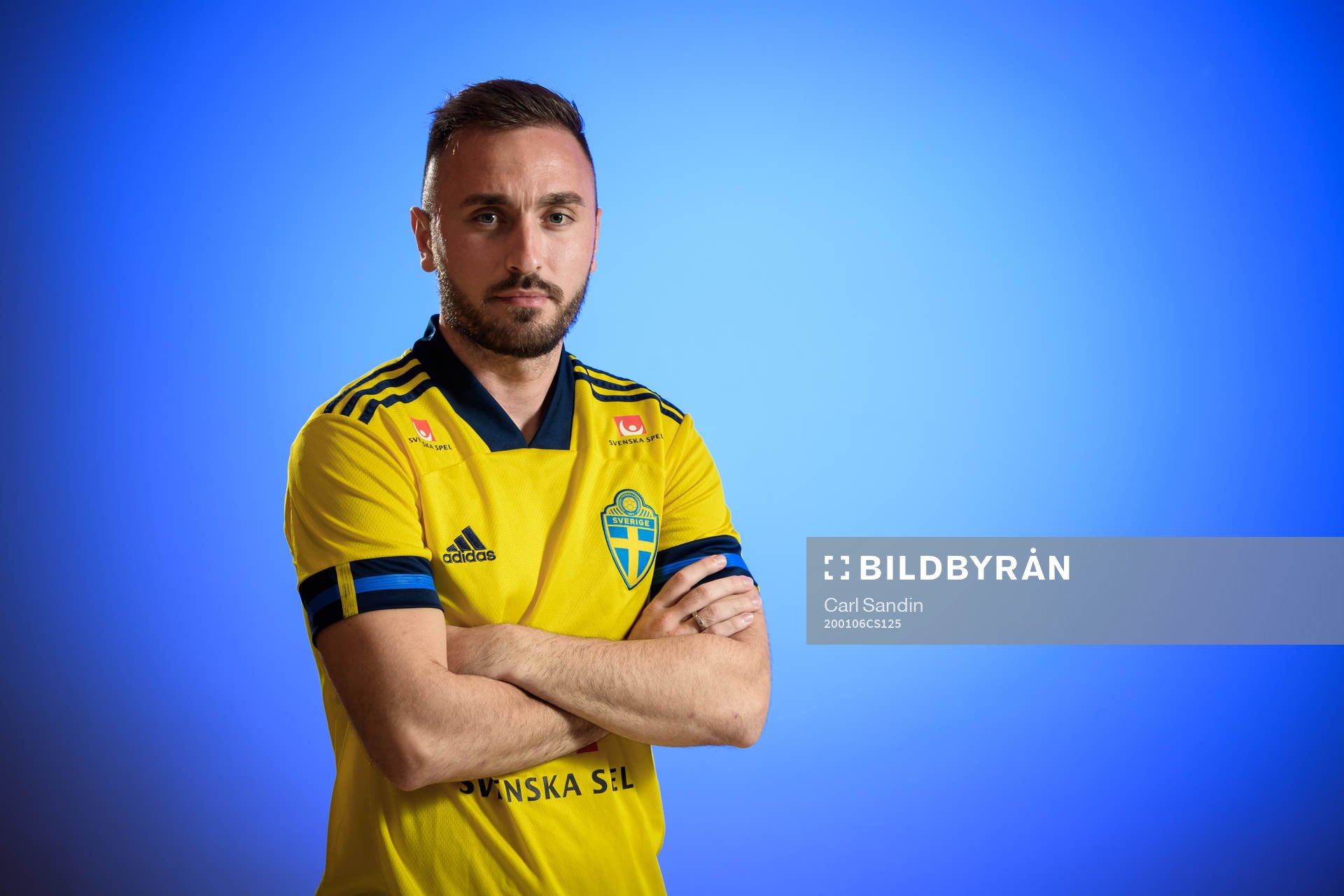 Sweden’s Muamer Tankovic poses for a portrait