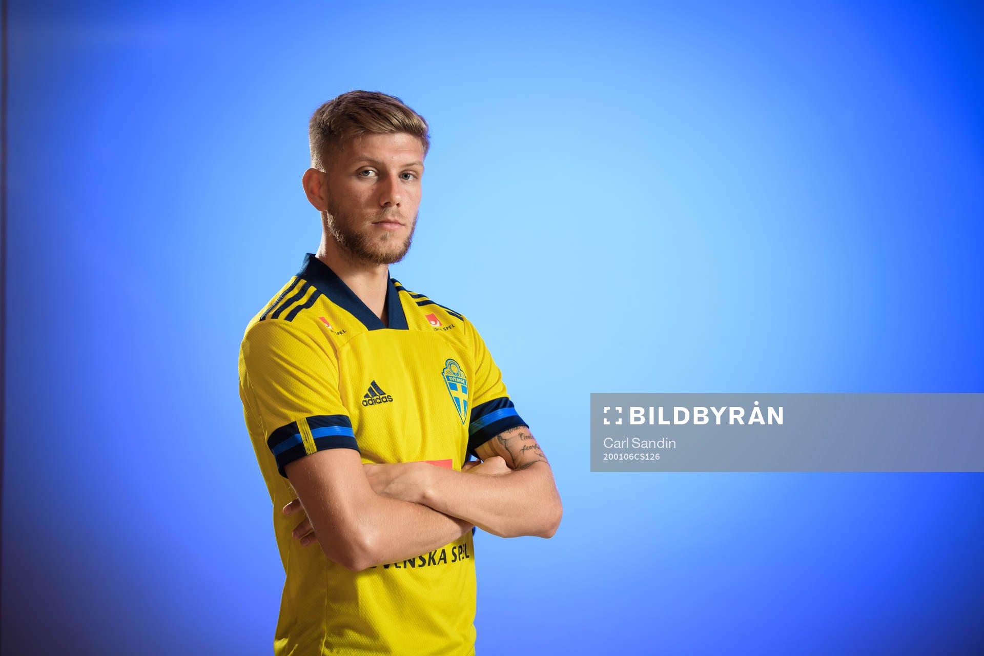 Sweden’s Anton Salétros poses for a portrait