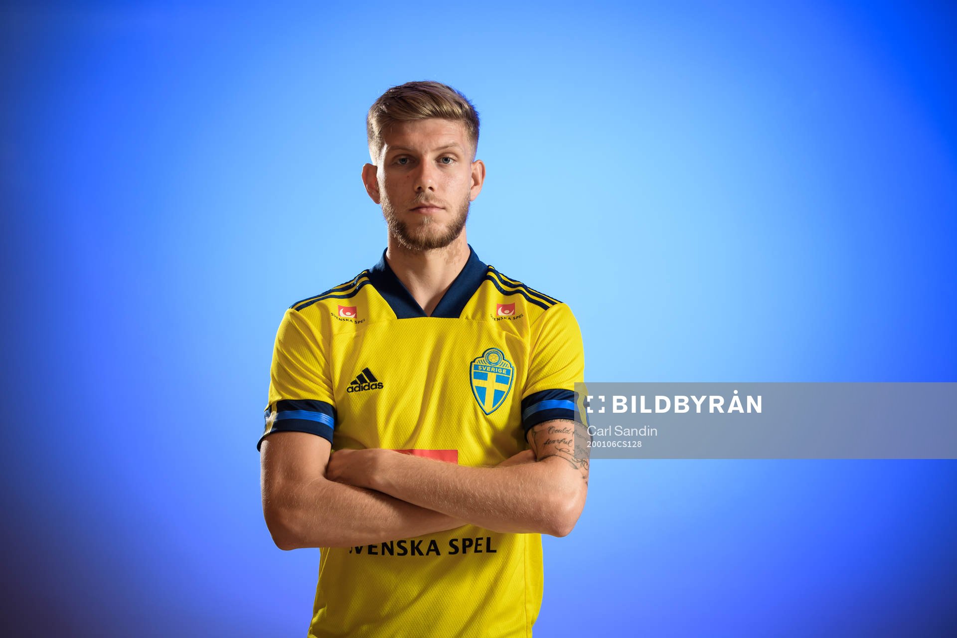 Sweden’s Anton Salétros poses for a portrait