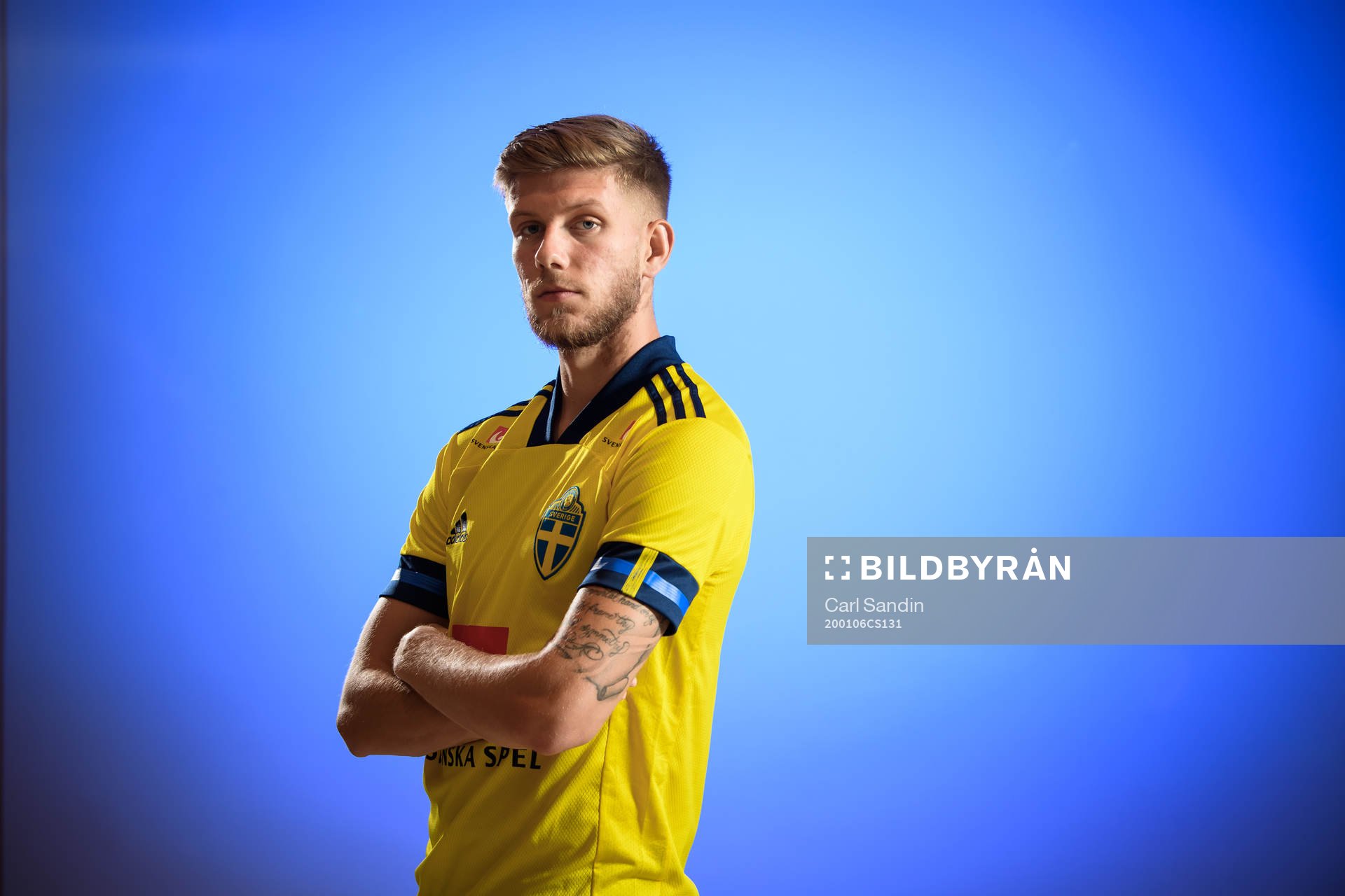 Sweden’s Anton Salétros poses for a portrait