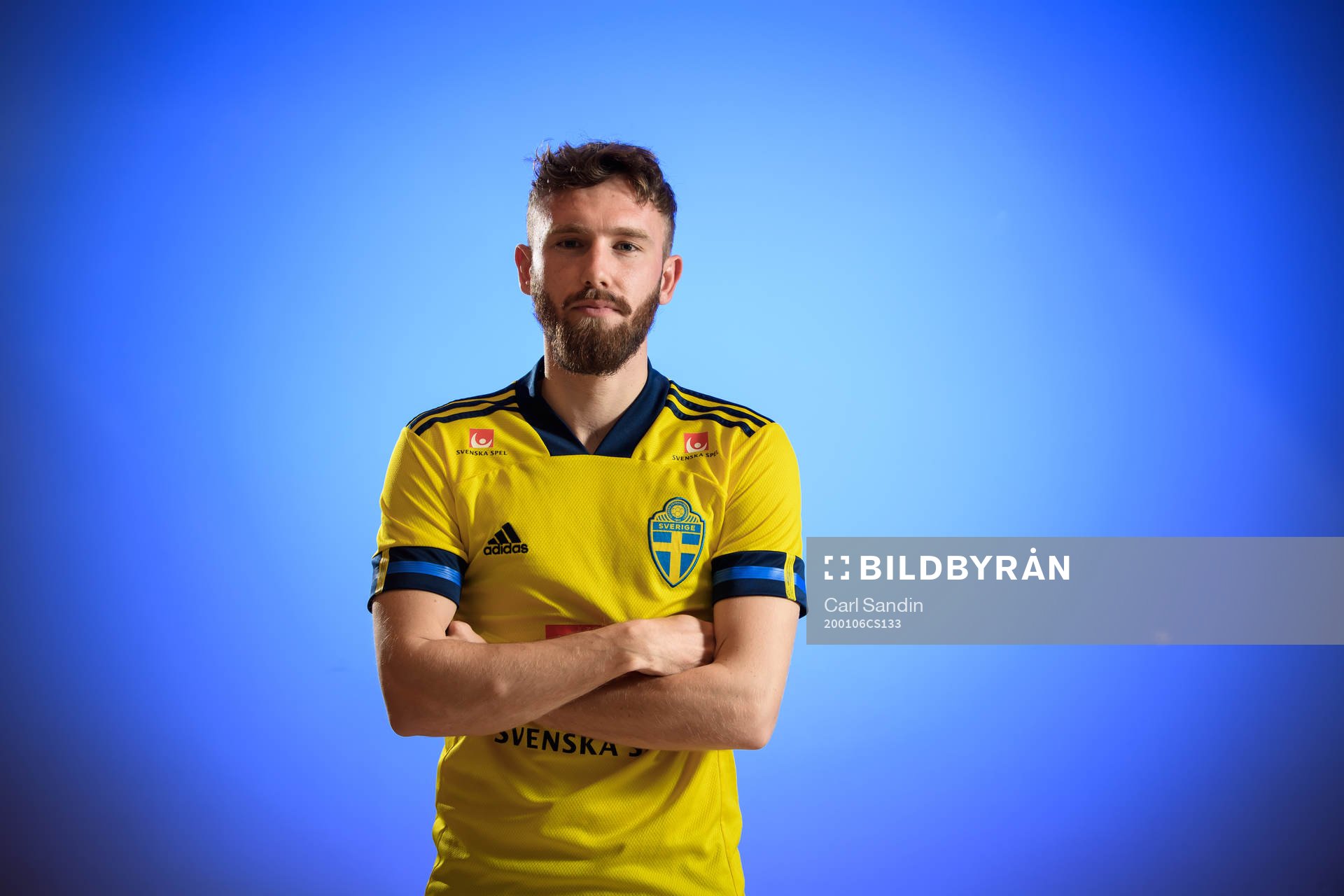 Sweden’s Simon Sandberg poses for a portrait