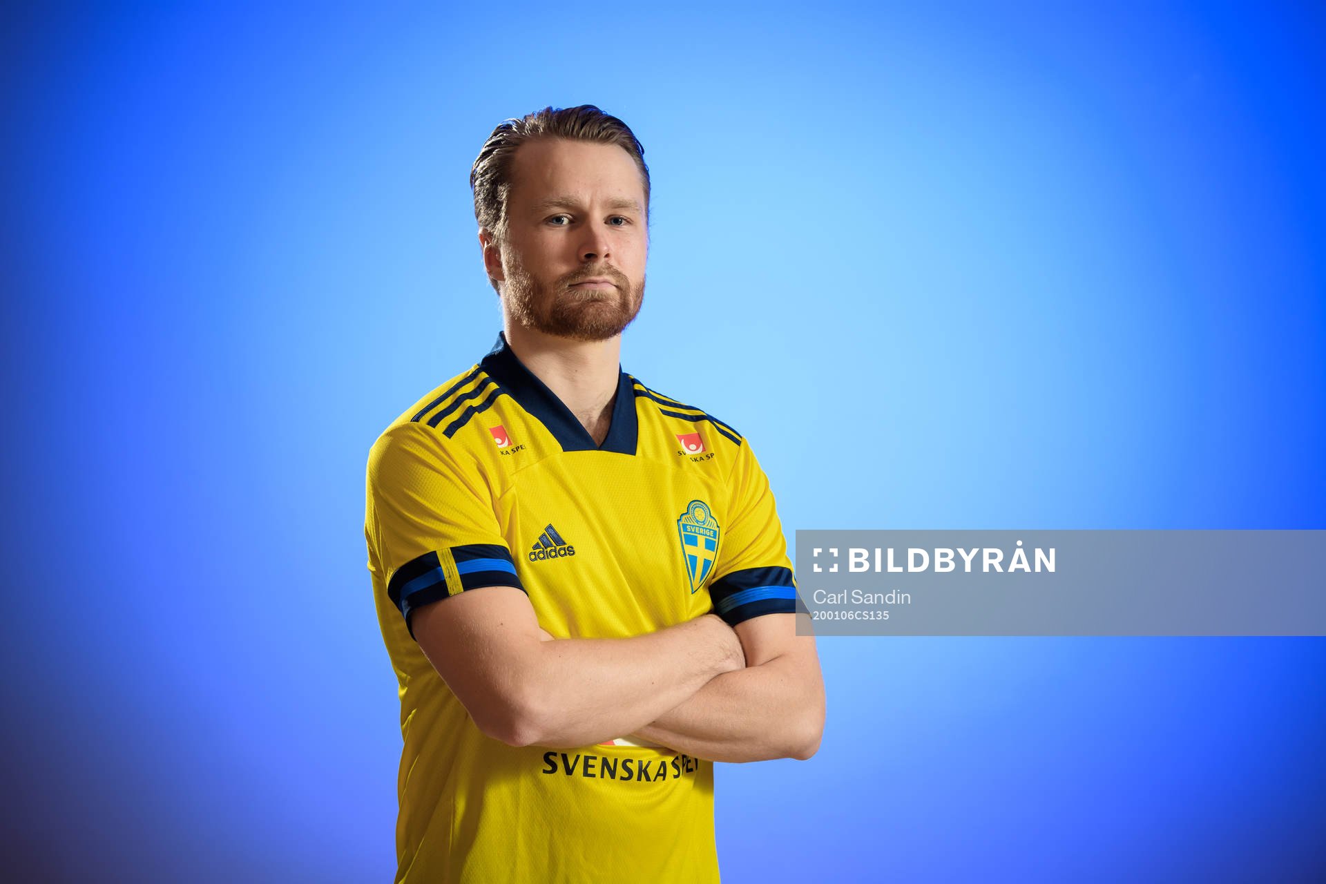 Sweden’s Jacob Une Larsson poses for a portrait