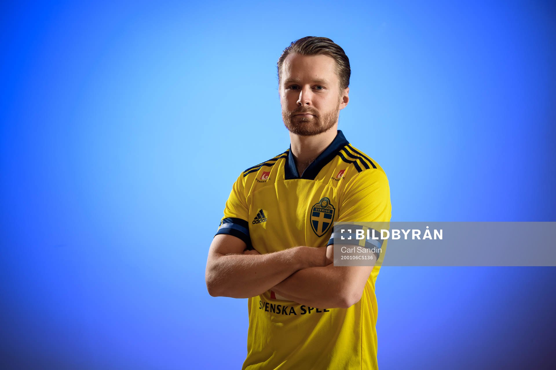 Sweden’s Jacob Une Larsson poses for a portrait