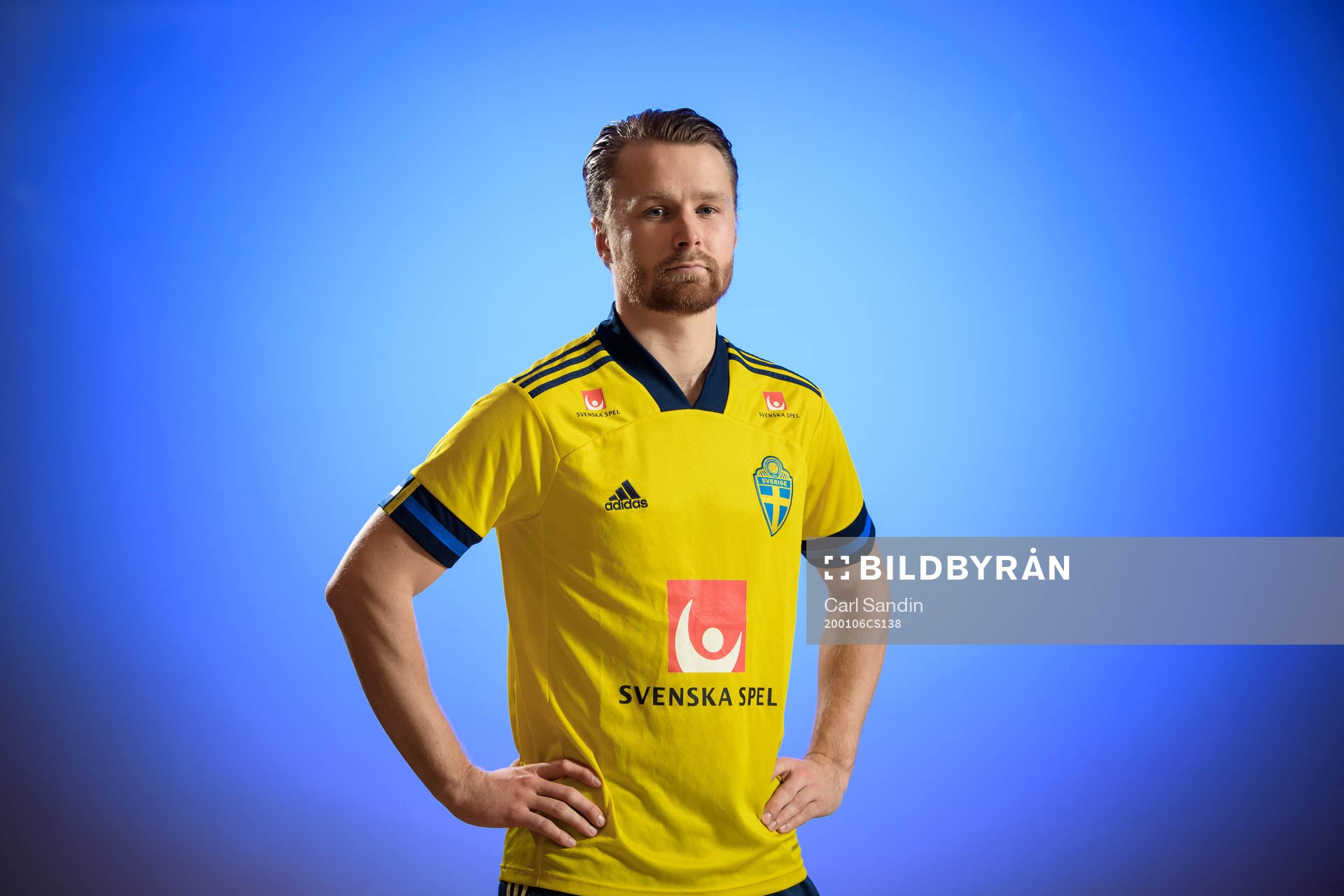 Sweden’s Jacob Une Larsson poses for a portrait