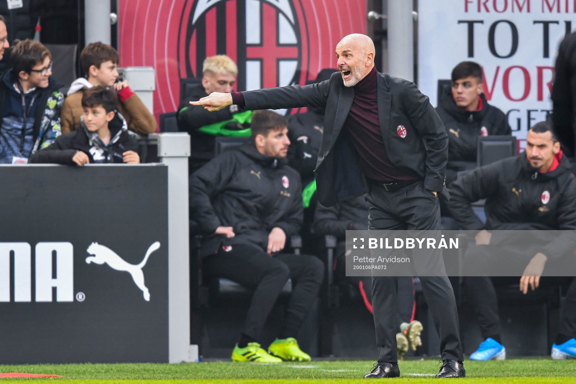 Head coach Stefano Pioli of Milan