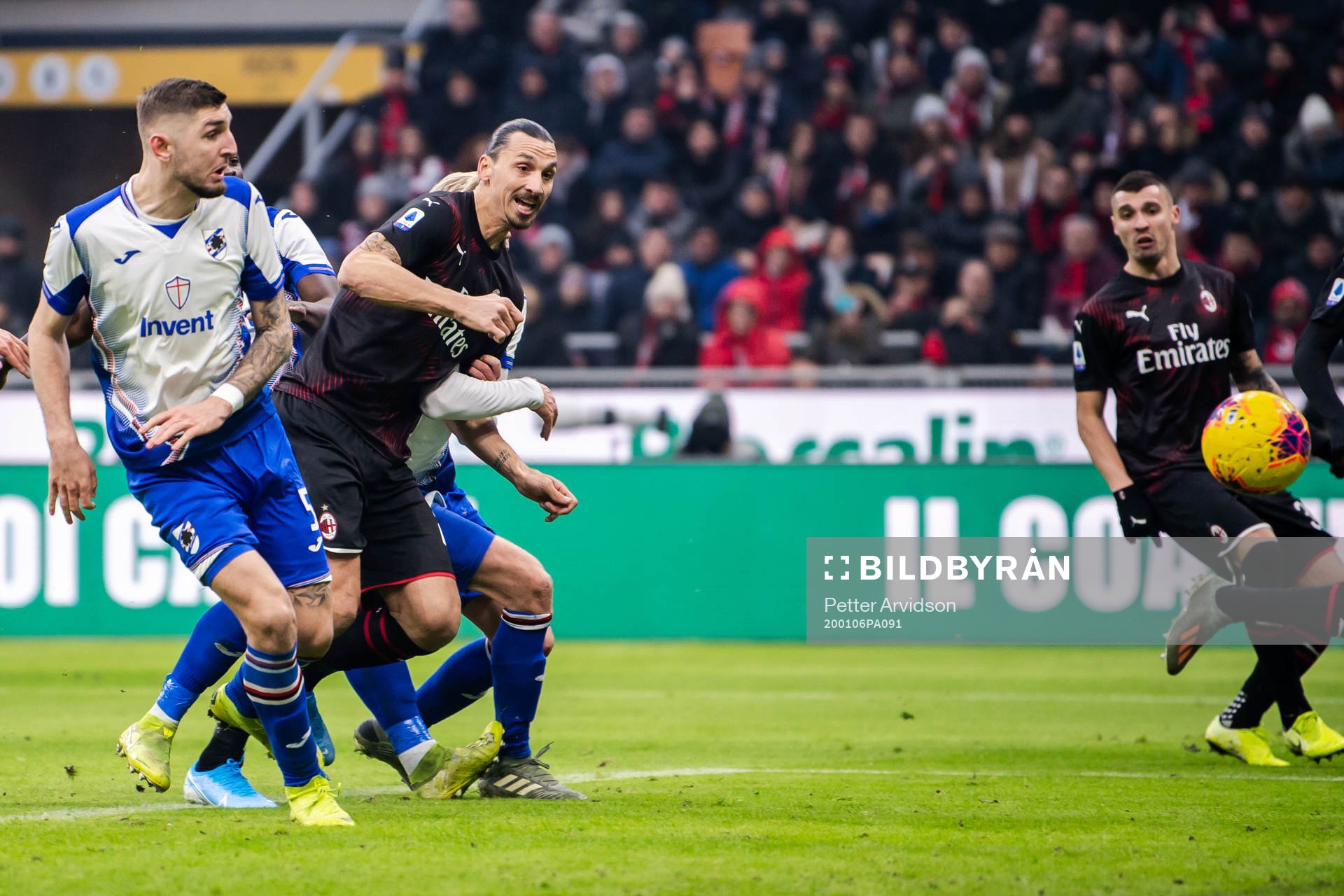 Zlatan Ibrahimovic of Milan