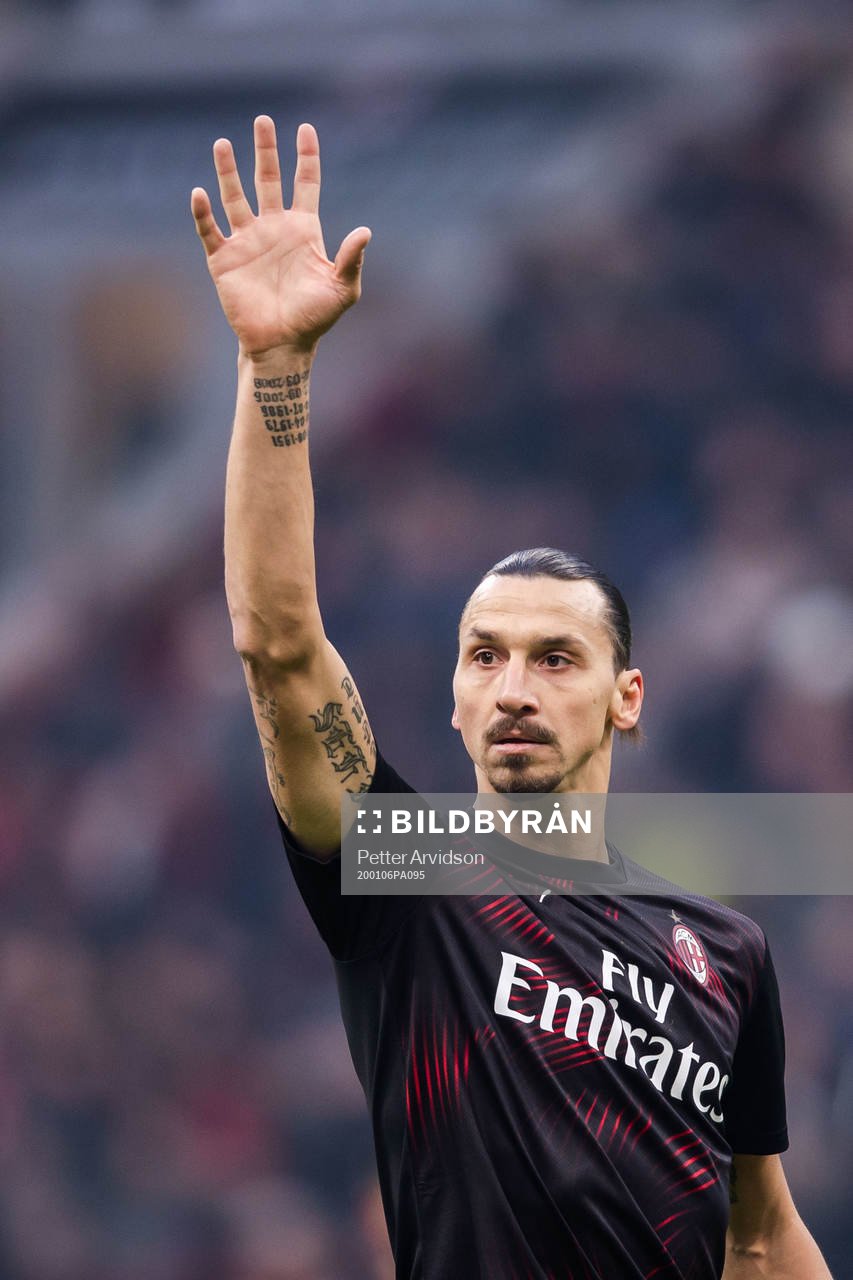 Zlatan Ibrahimovic of Milan