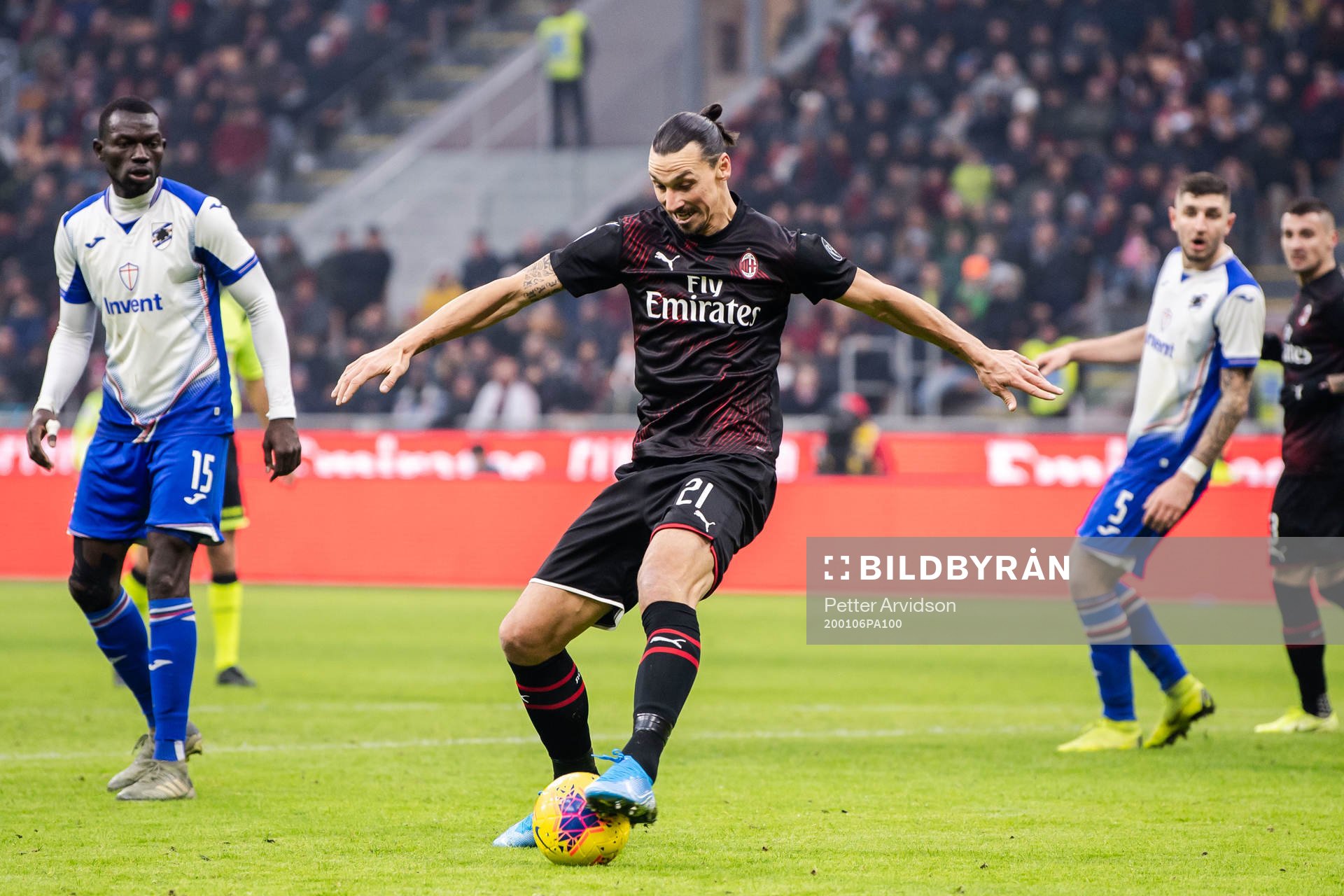 Zlatan Ibrahimovic of Milan