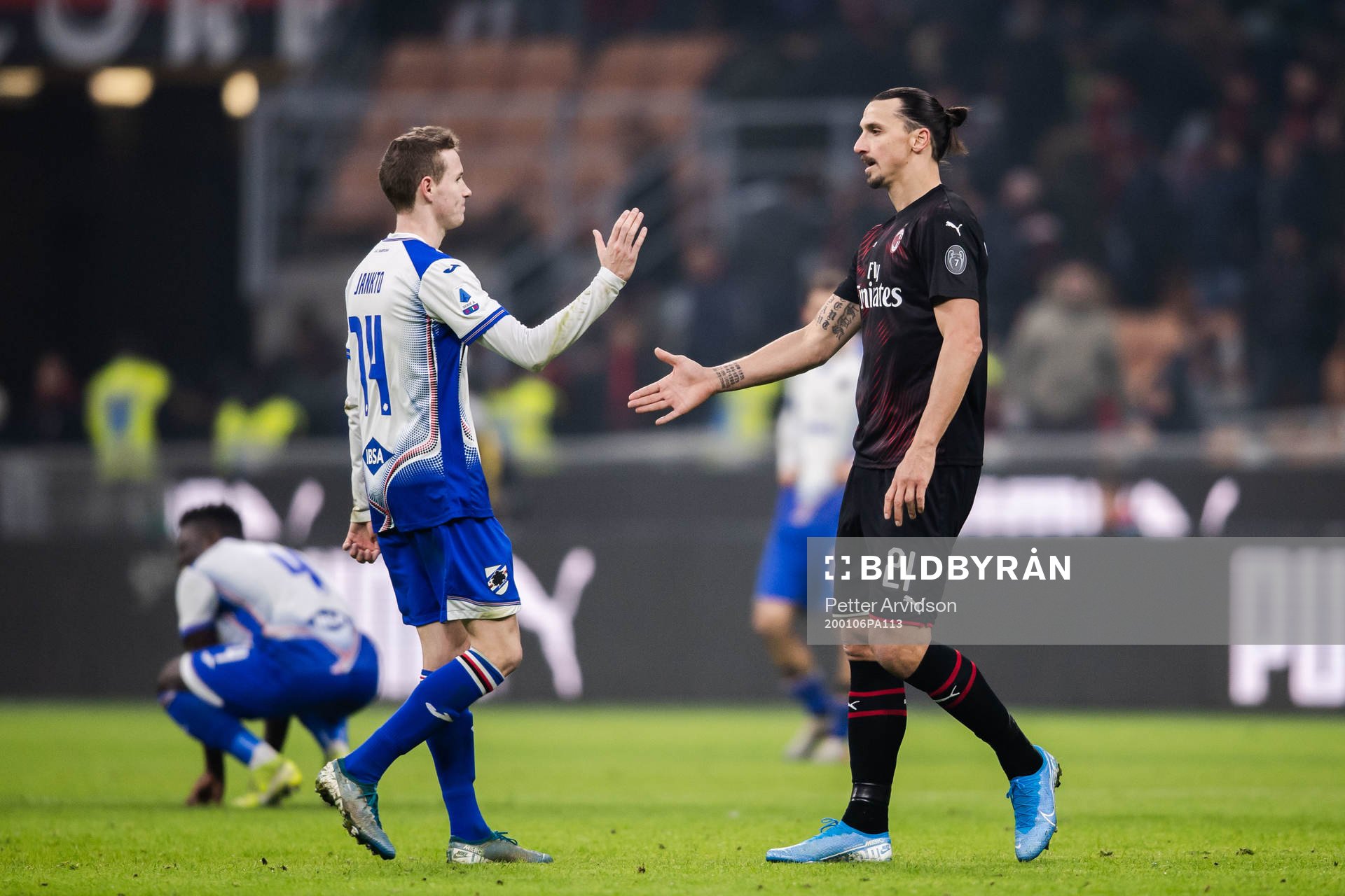 Zlatan Ibrahimovic of Milan after the Serie A match between Milan and Sampdoria on January 6, 2020 in Milano.