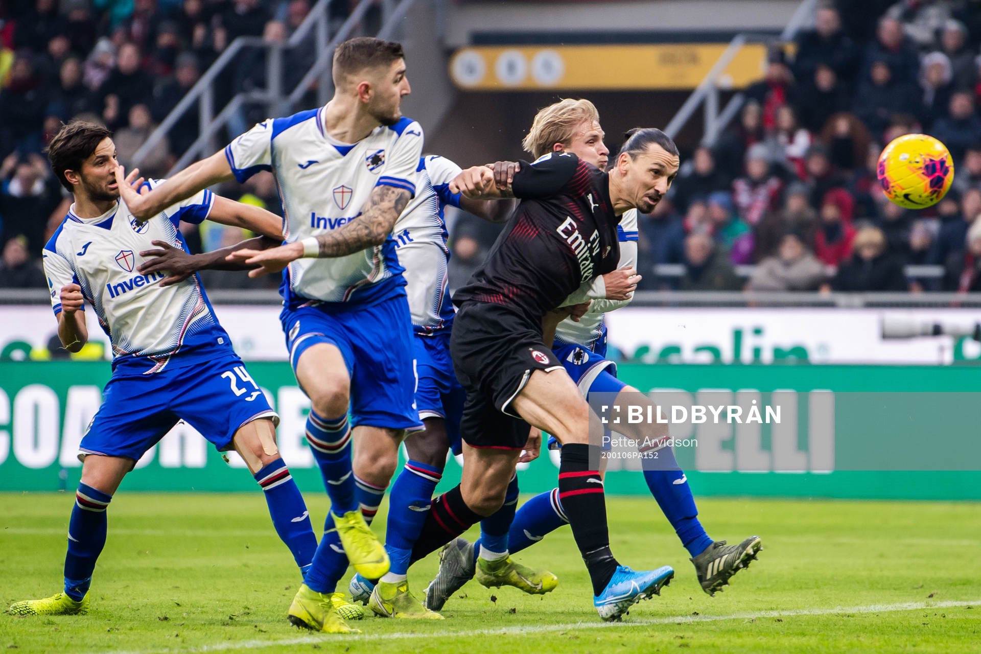 Zlatan Ibrahimovic of Milan