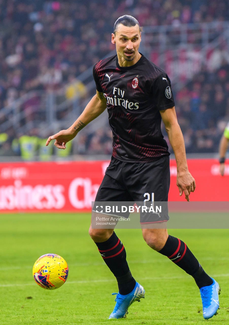 Zlatan Ibrahimovic of Milan