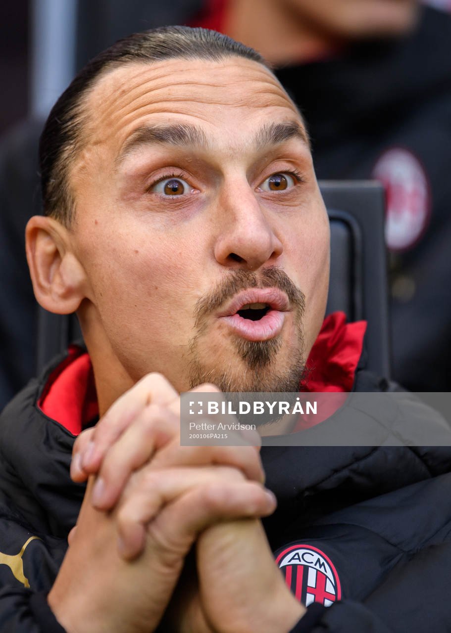 Zlatan Ibrahimovic of Milan