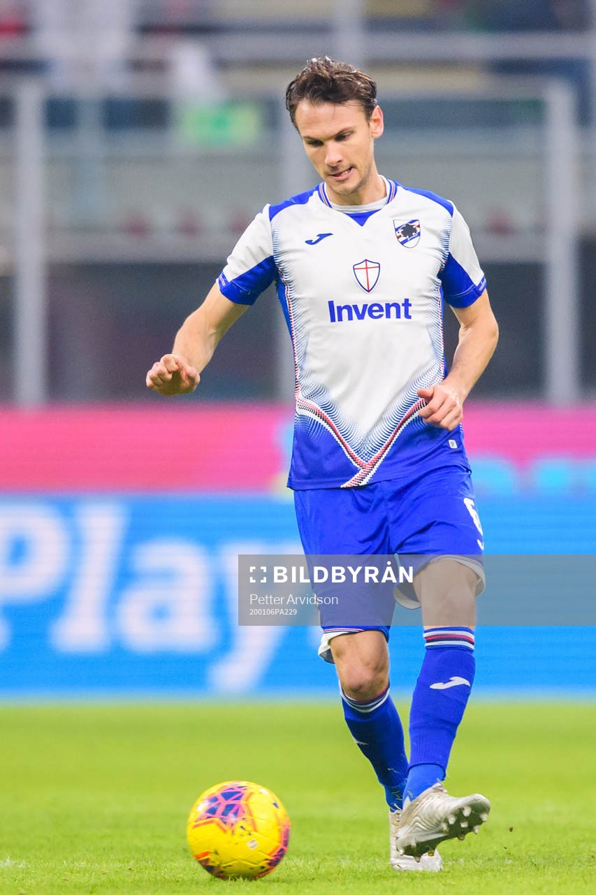 Albin Ekdal of Sampdoria