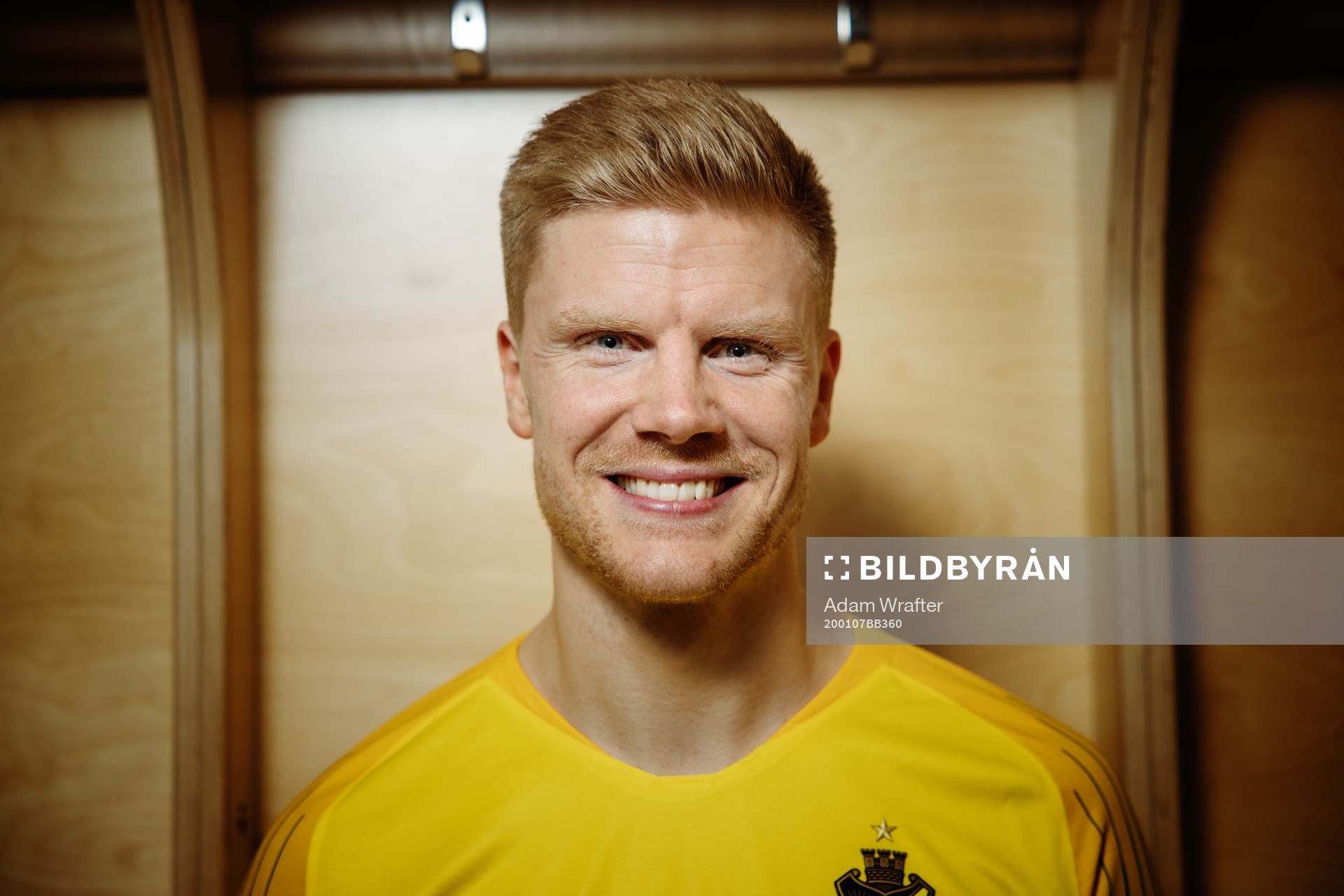 Jakob Haugaard, ny målvakt i AIK, fotograferad