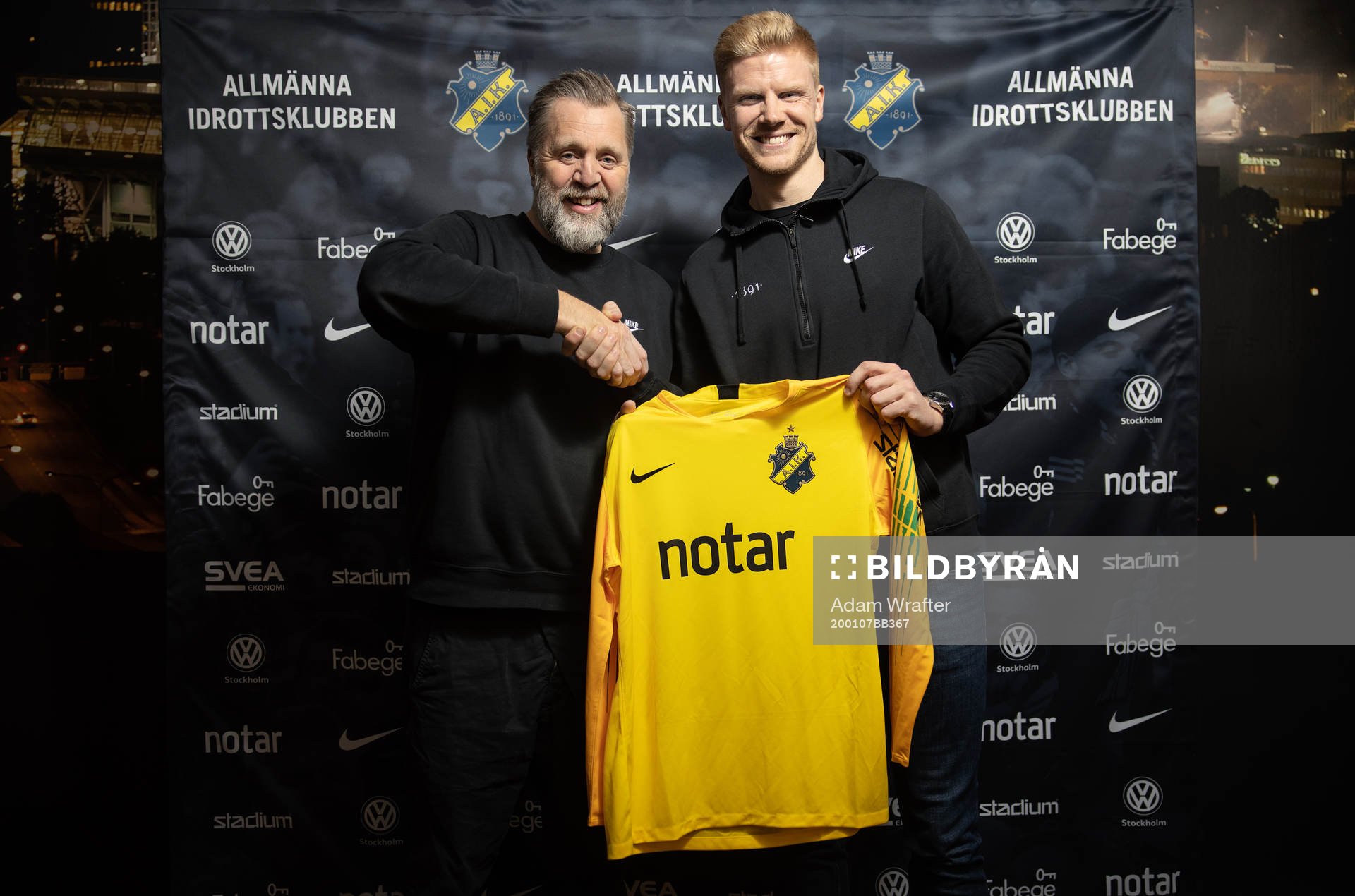 s sportchef Björn Wesström och Jakob Haugaard, ny