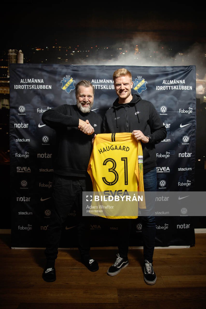 s sportchef Björn Wesström och Jakob Haugaard, ny