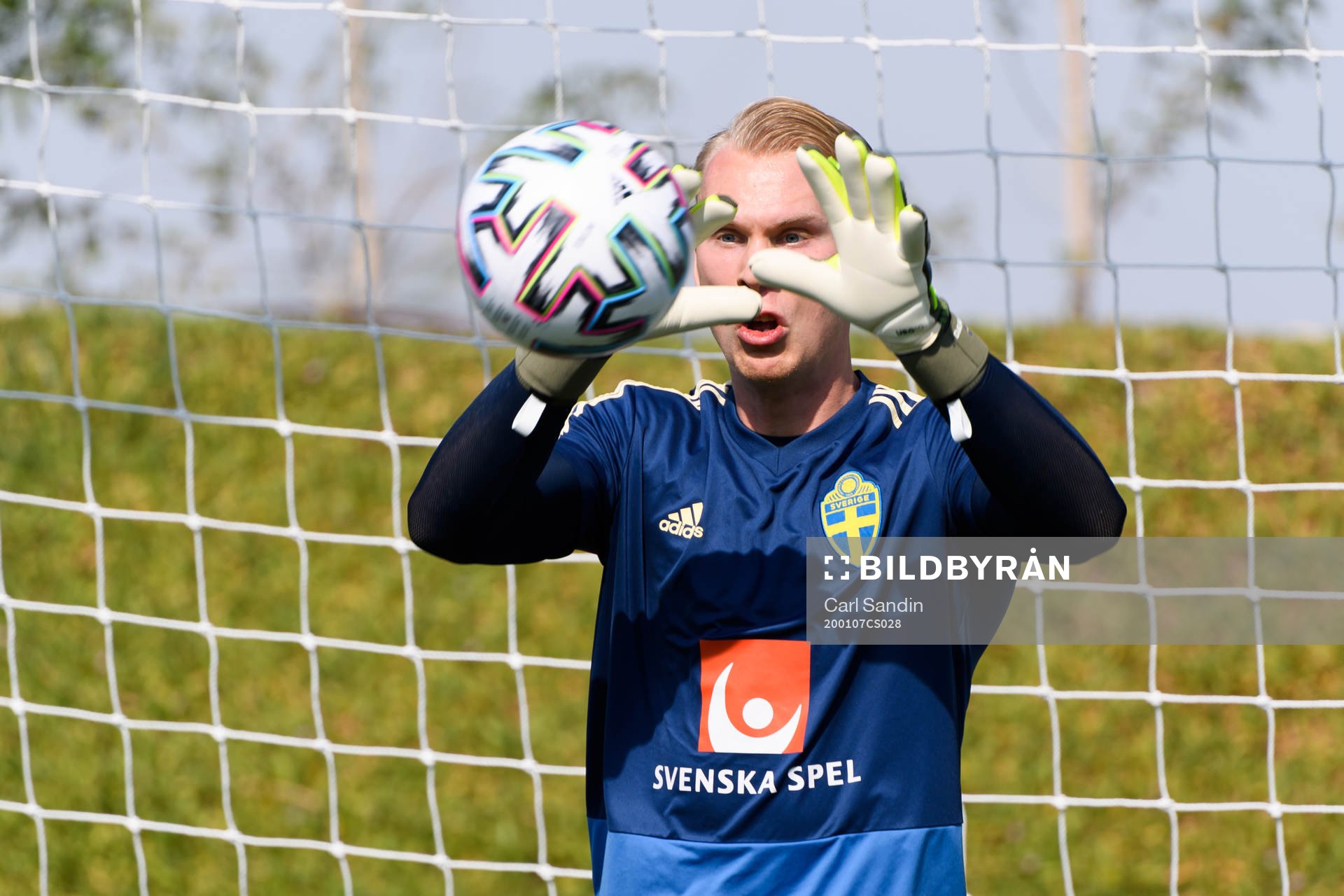 Goalkeeper Pontus Dahlberg