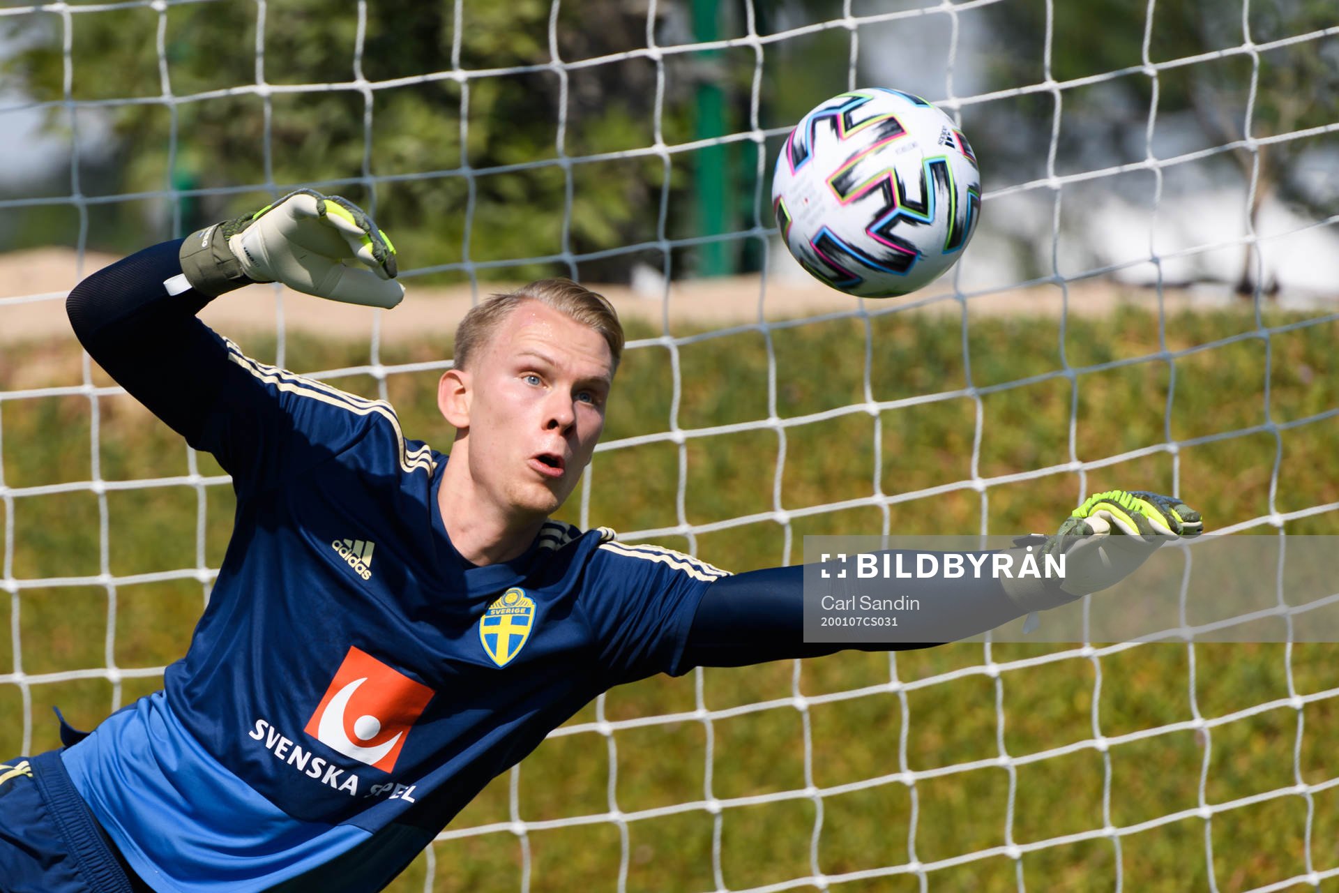 Goalkeeper Pontus Dahlberg