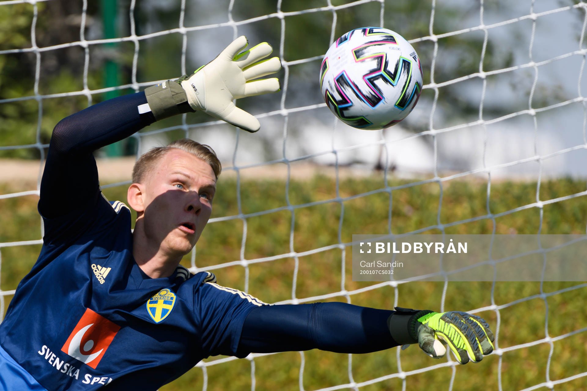 Goalkeeper Pontus Dahlberg