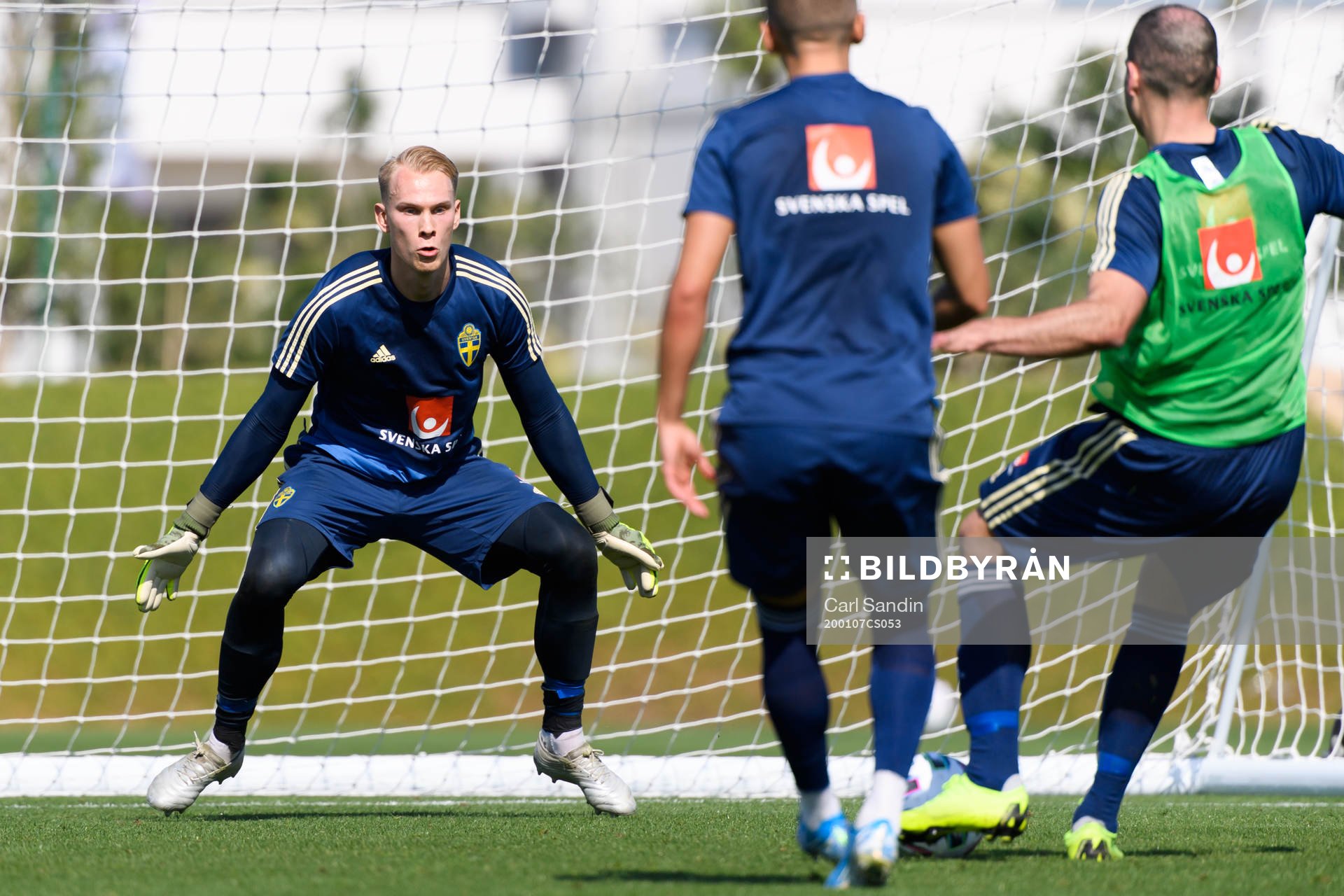Goalkeeper Pontus Dahlberg