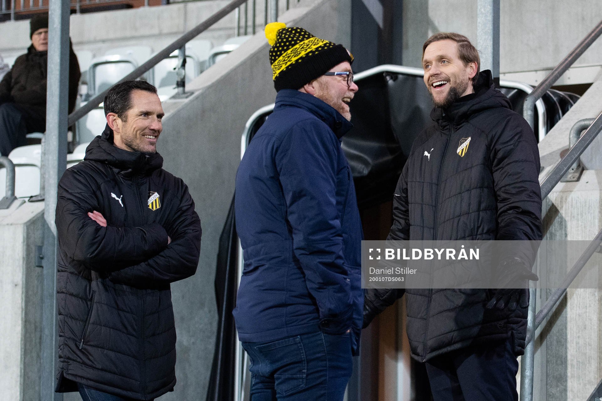 Häckens assisterande sportchef Marin Ericsson och