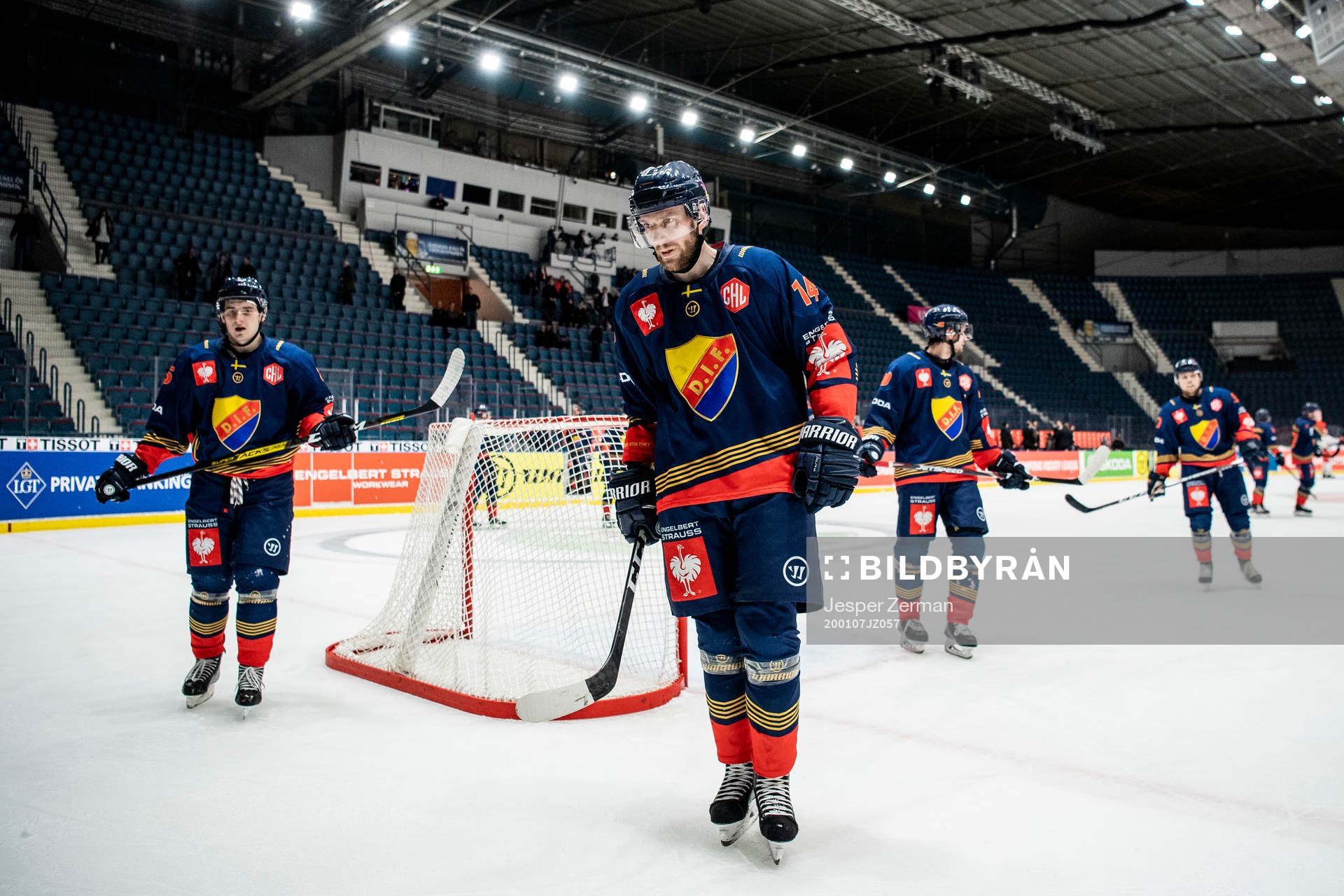 Tom Wandell of Djurgården looks dejected