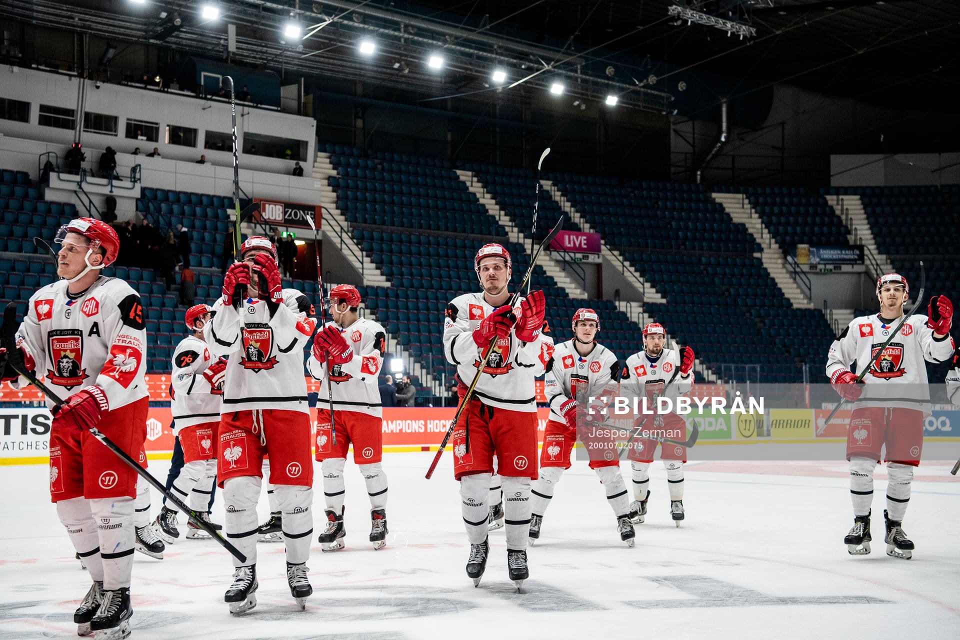Players of Mountfield celebrate