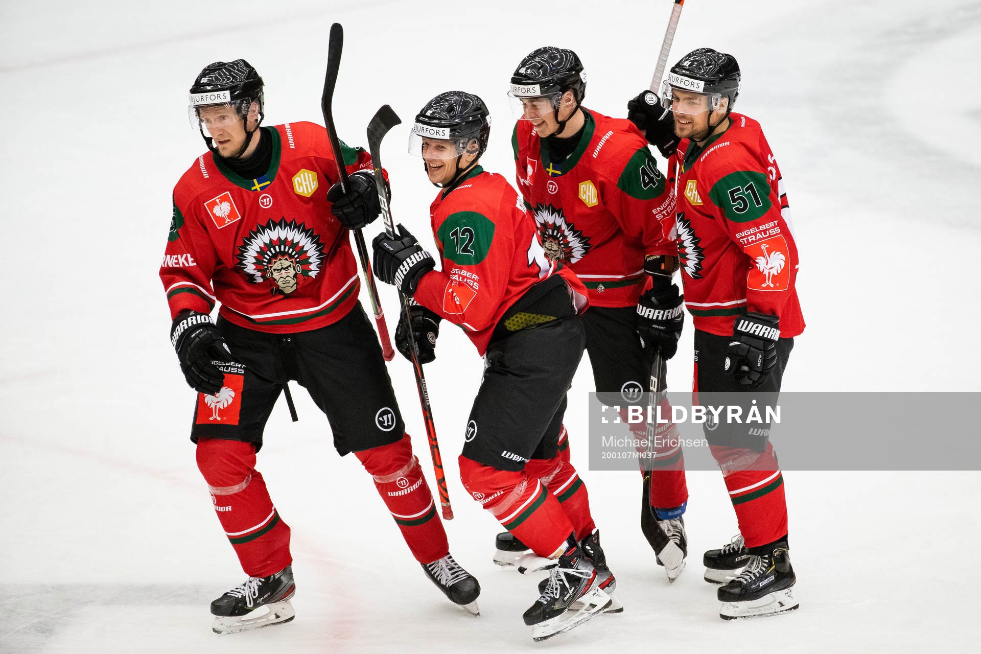 David Printz, Max Friberg, Joel Mustonen and Mats Rosseli