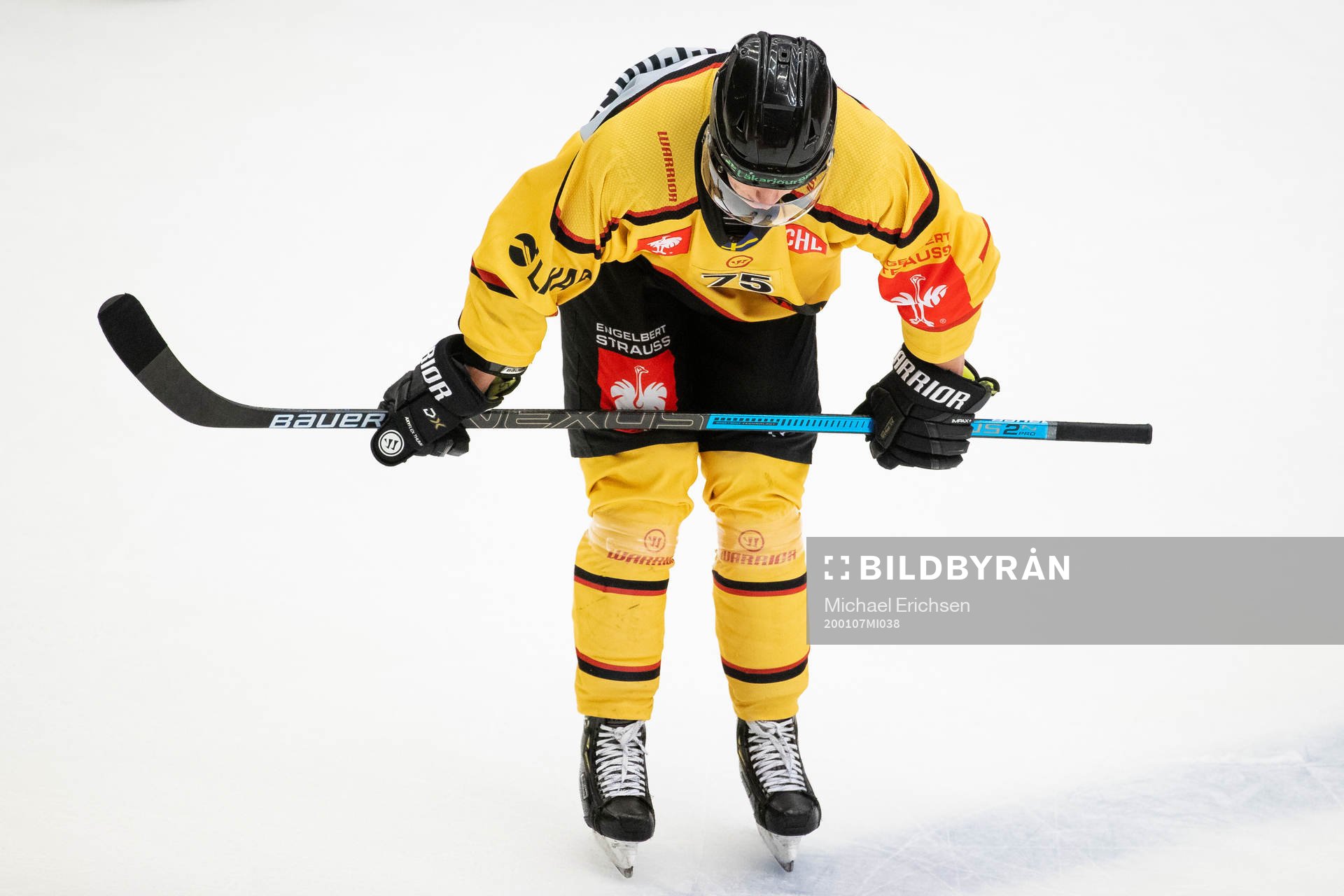 Arttu Ilomäki of Luleå looks dejected
