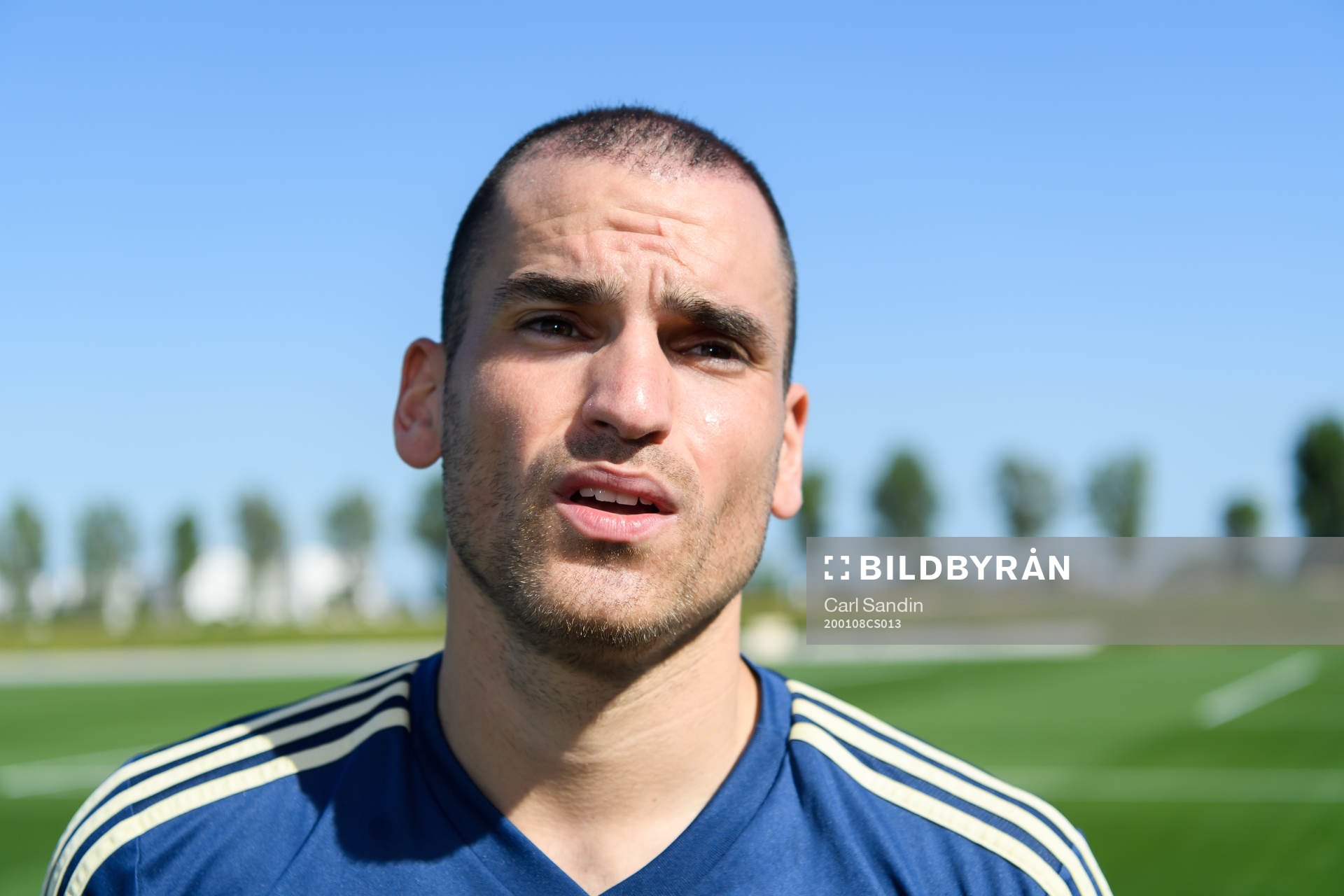 Dino Islamovic is being interviewed