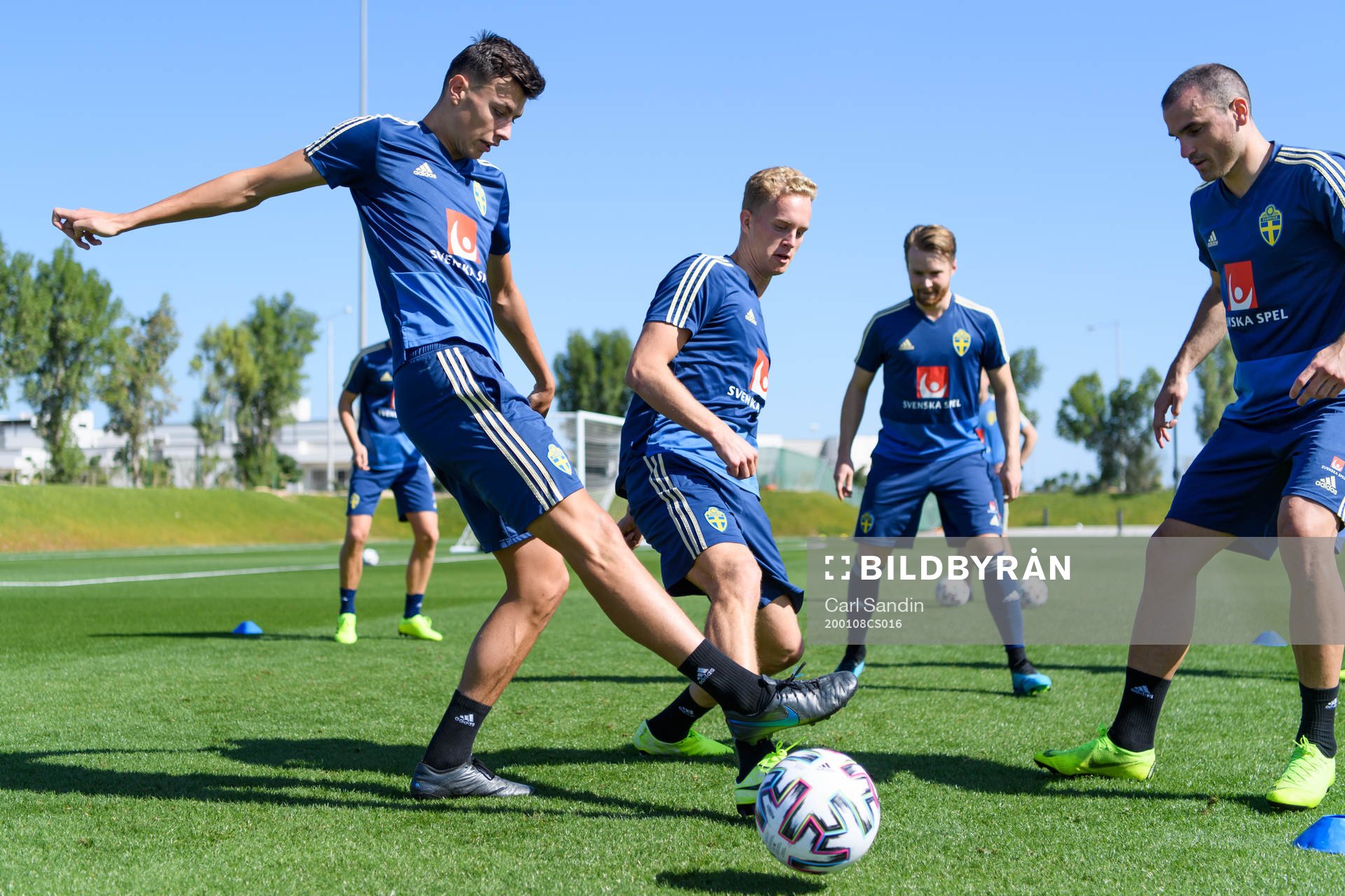 Anel Ahmedhodzic, Gustav Berggren, Jacob Une Larsson and