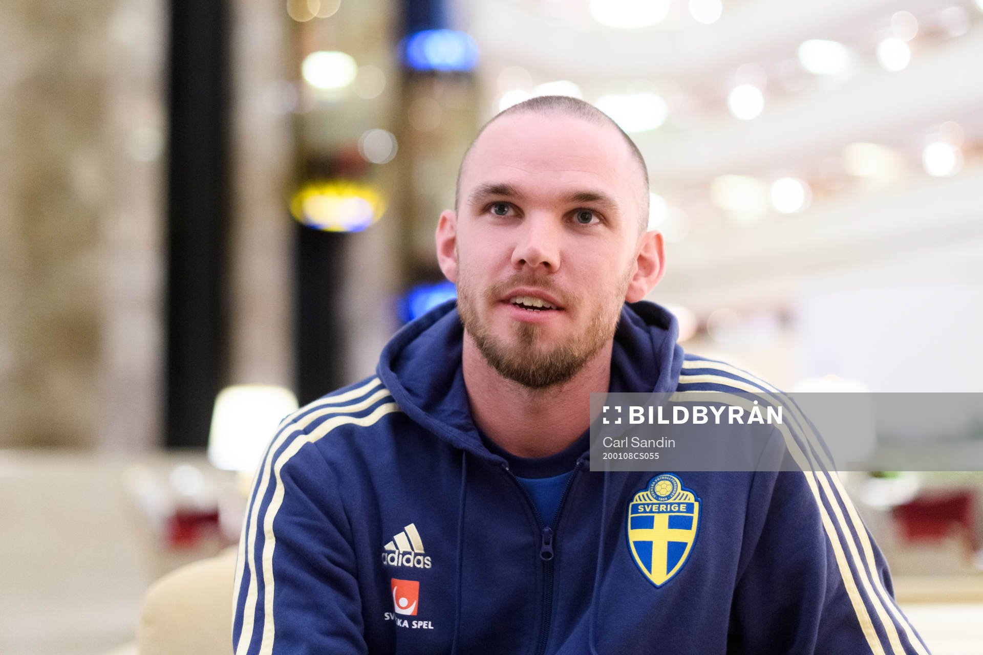 Marcus Danielson is being interviewed on January 8, 2020 in Doha.