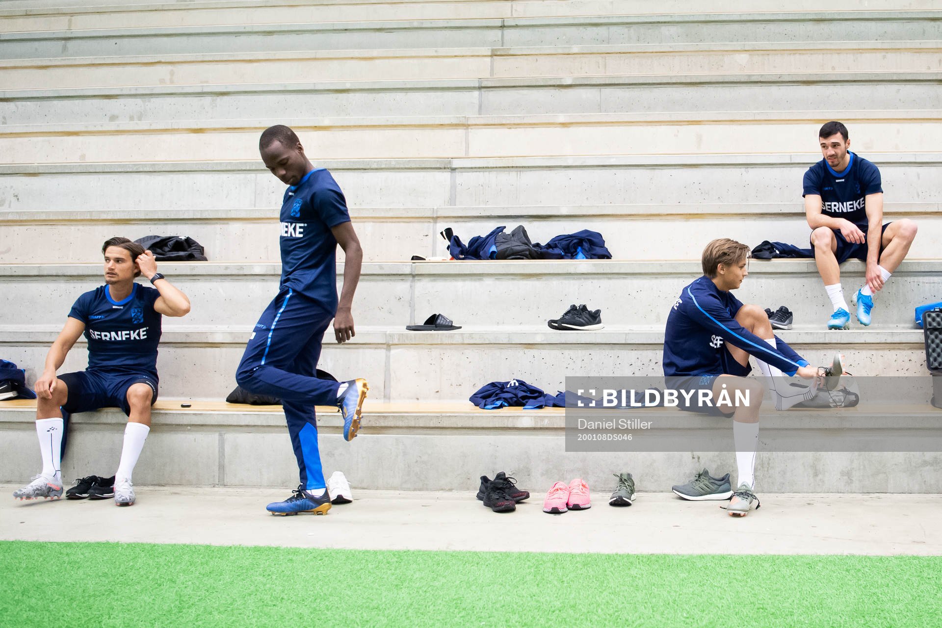 Amin Affane, Alhassan Yusuf, Noah Alexandersson och Giorgi