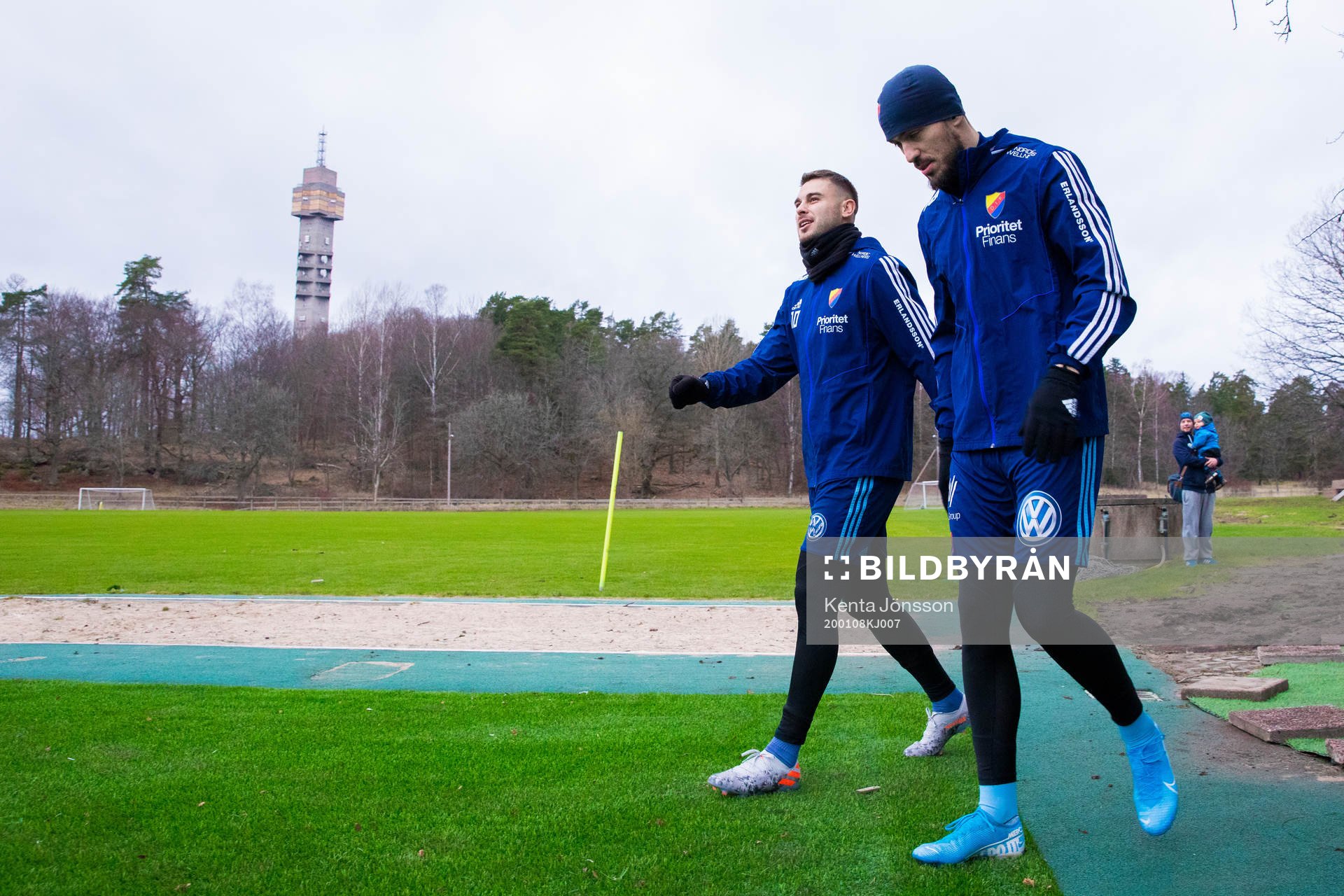 Djurgårdens Astrit Ajdarevic och Emir Kujovic