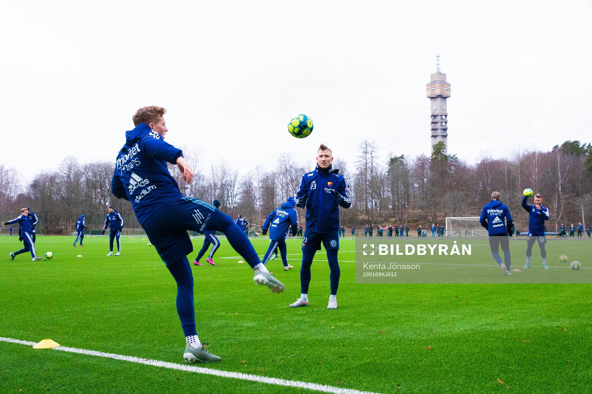 Djurgårdens Aslak Witry och Jonathan Ring