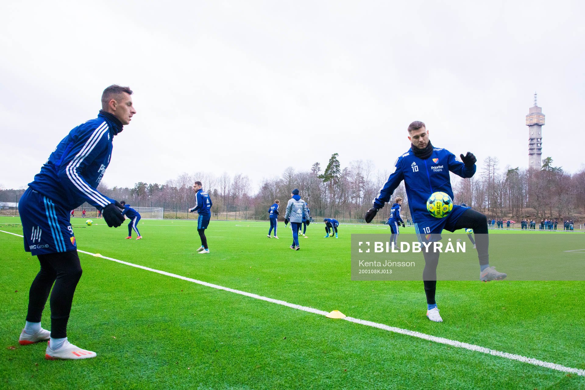 Djurgårdens Haris Radetinac och Astrit Ajdarevic