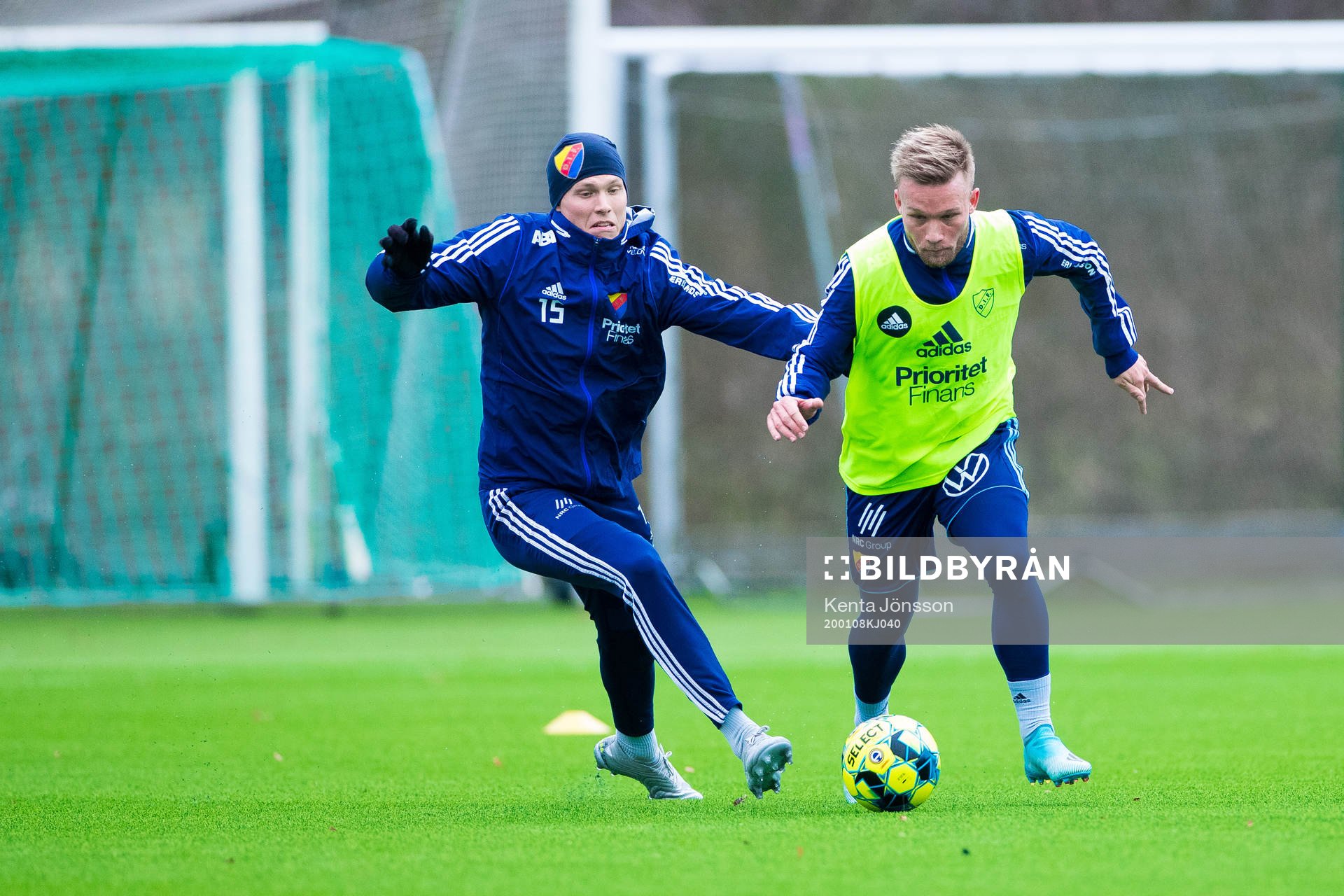 Djurgårdens Jonathan Augustinsson och Nicklas Bärkroth