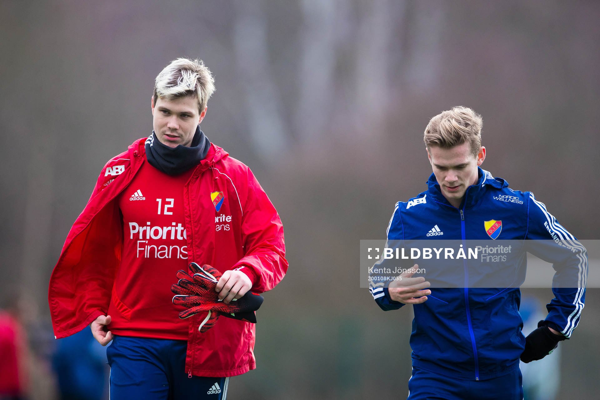 Målvakt Per Kristian Bråtveit och Hampus Finndell