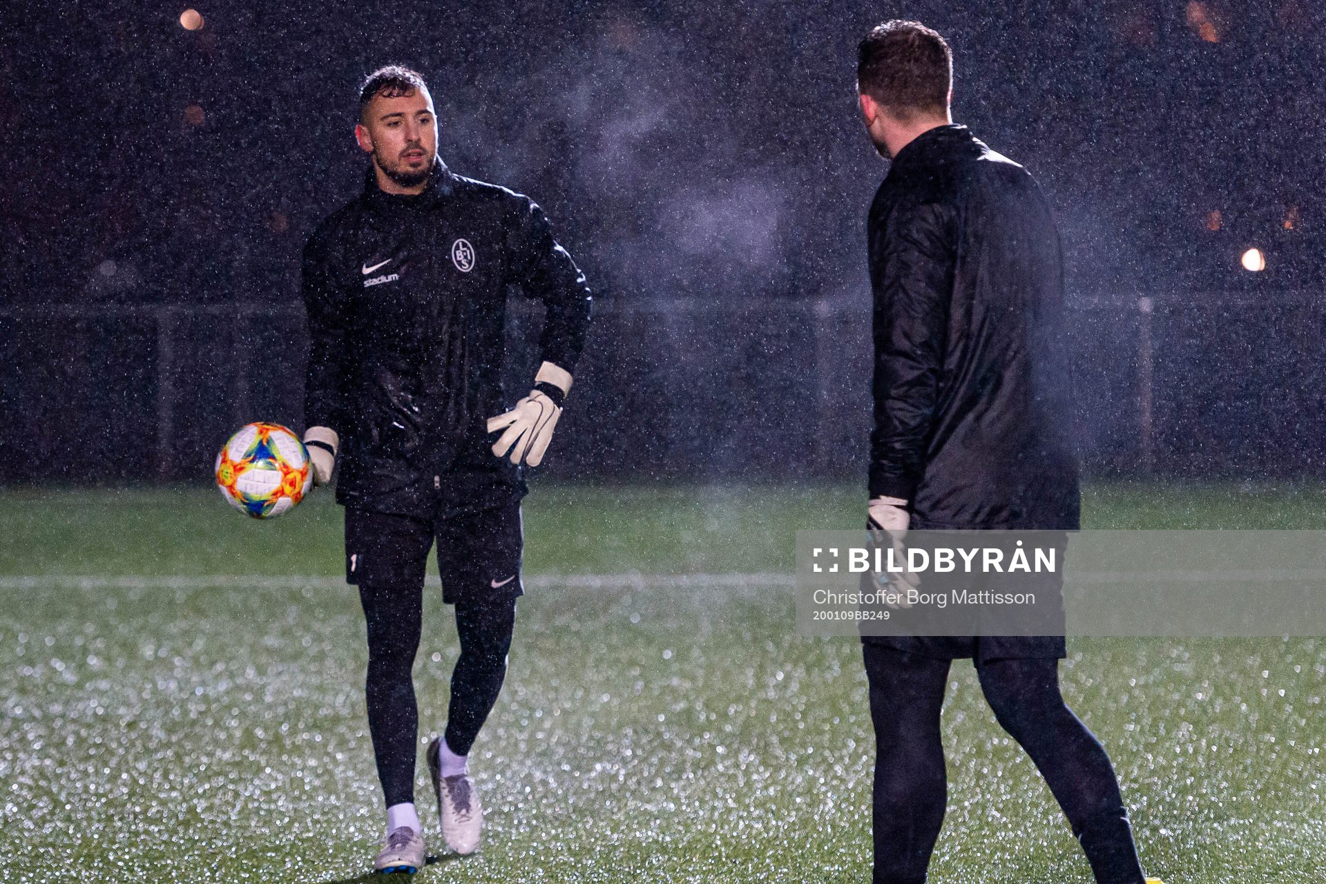Målvakterna Amr Kaddoura och Carl Lindell