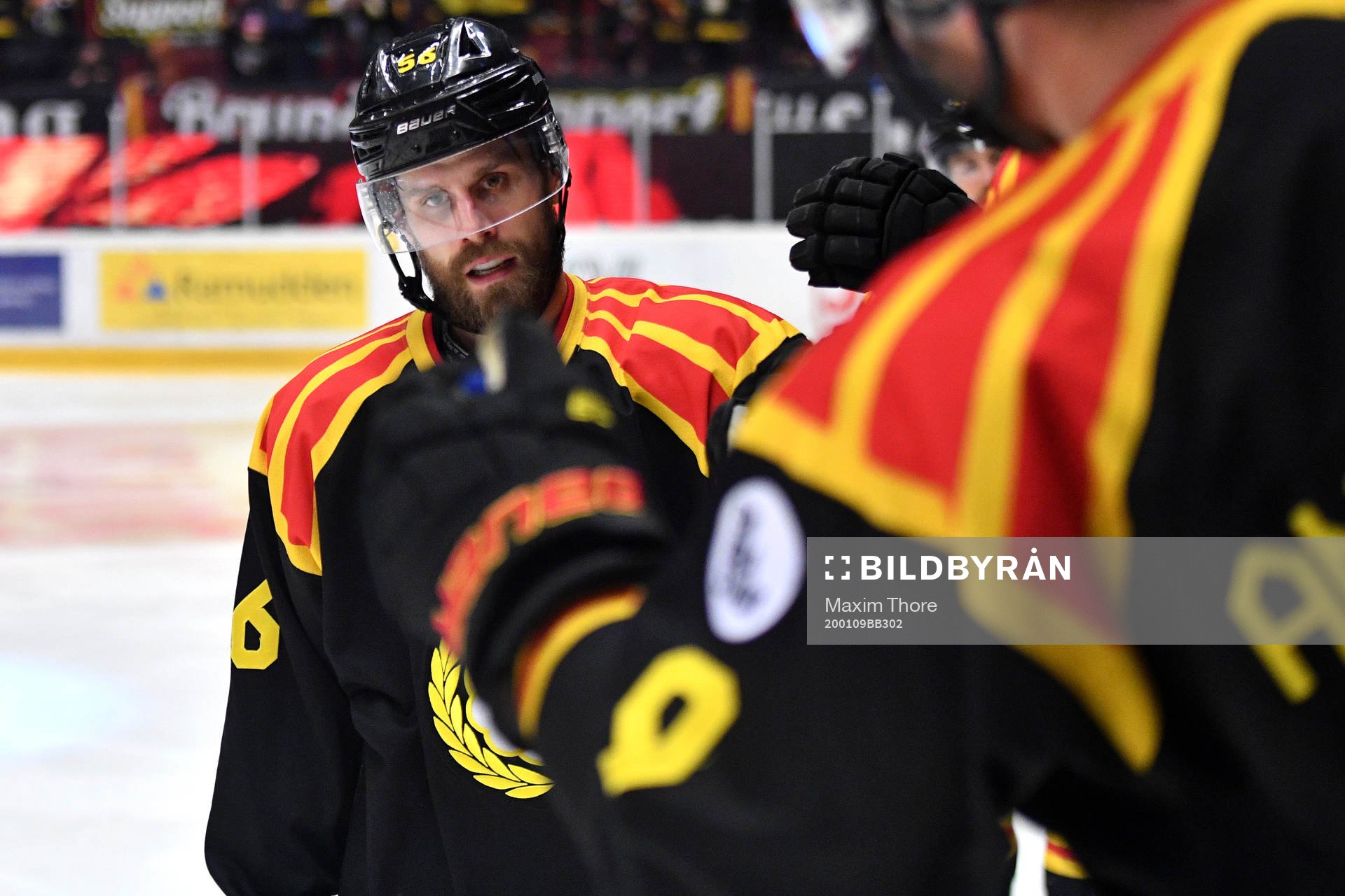Brynäs Jonathan Sigalet jublar